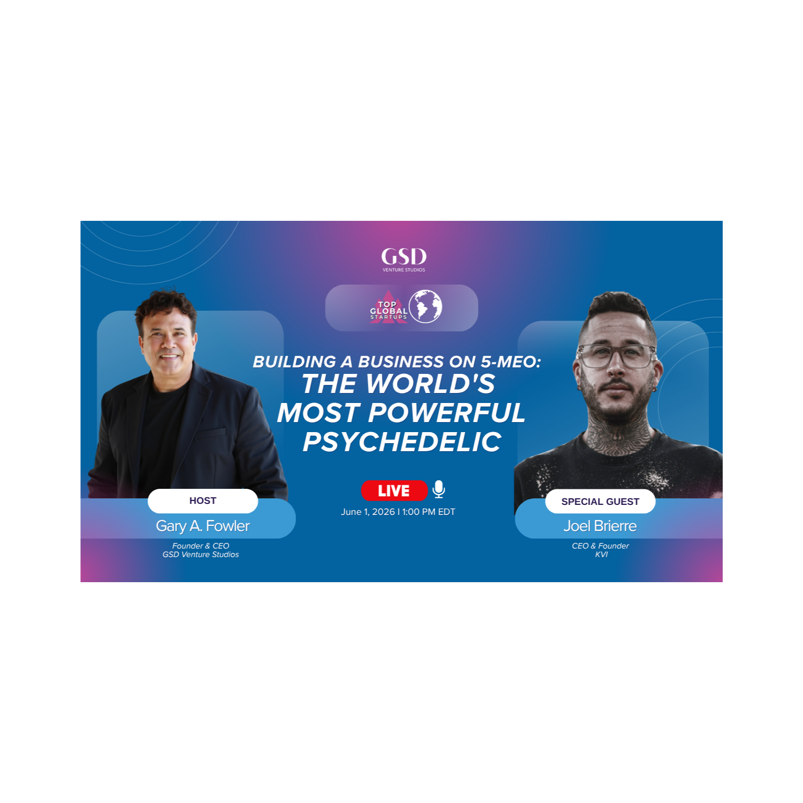 Building a Business on 5-MeO: The World's Most Powerful Psychedelic with Joel Brierre episode artwork
