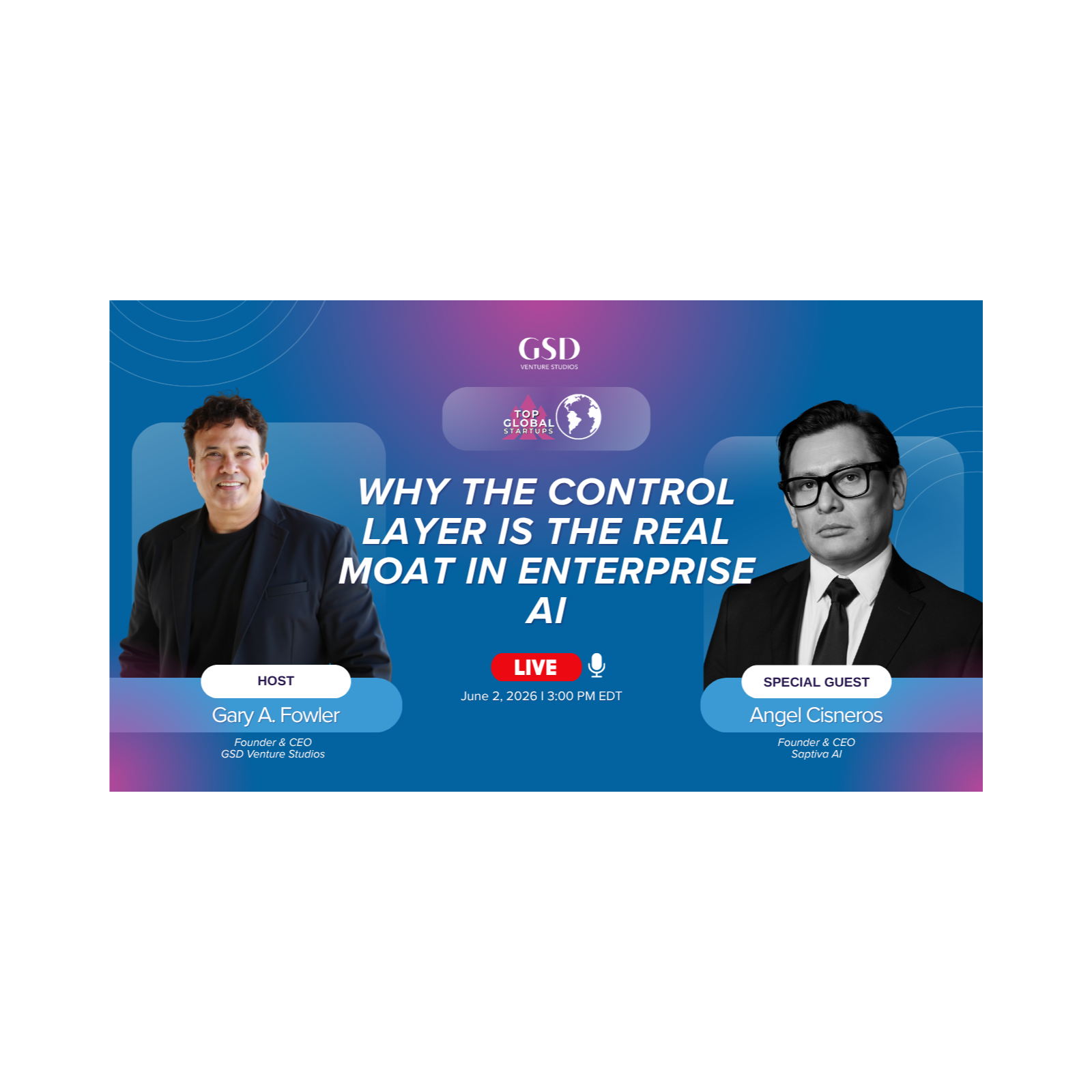 Why the Control Layer is the Real Moat in Enterprise AI with Angel Cisneros episode artwork