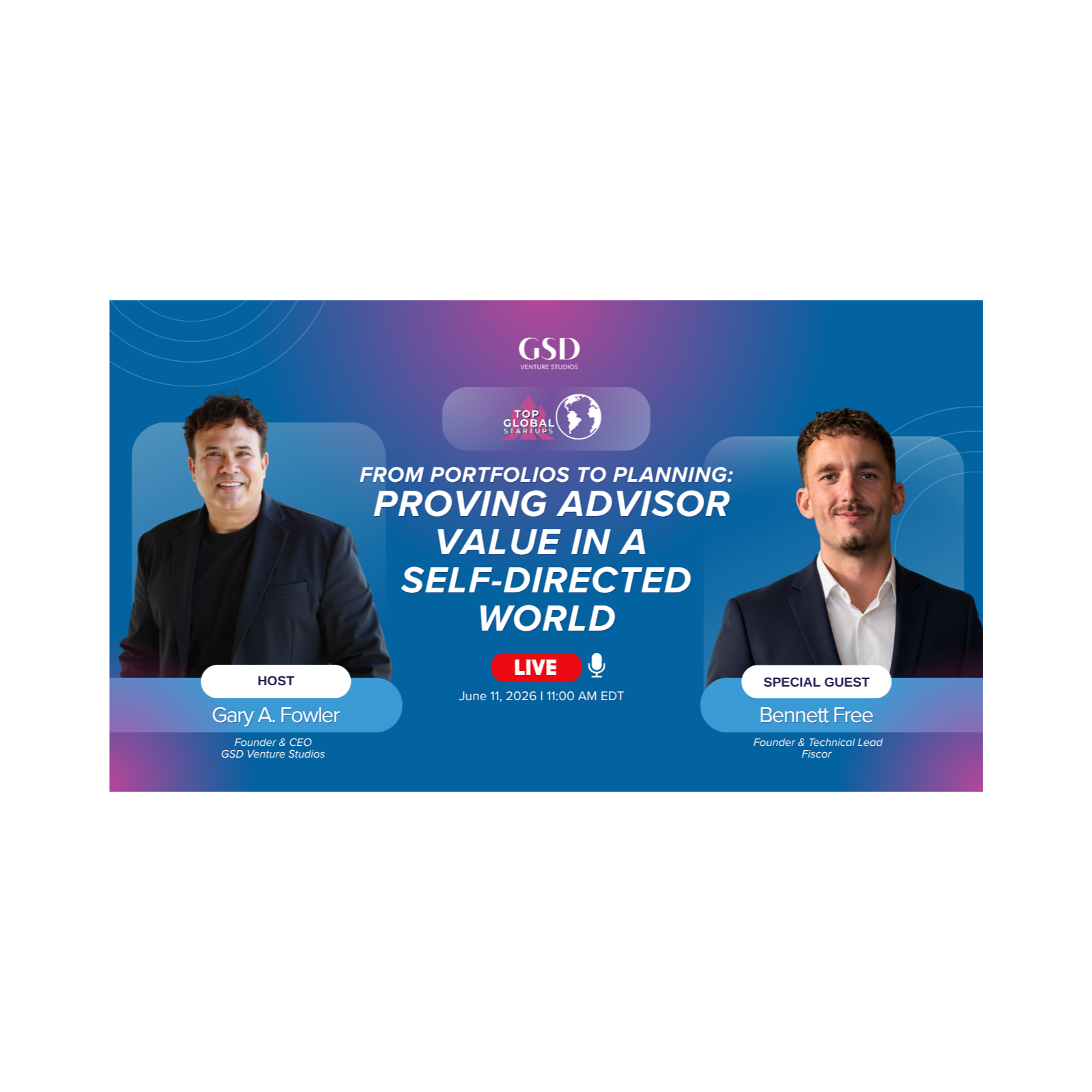 From Portfolios to Planning: Proving Advisor Value in a Self-Directed World with Bennett Free episode artwork