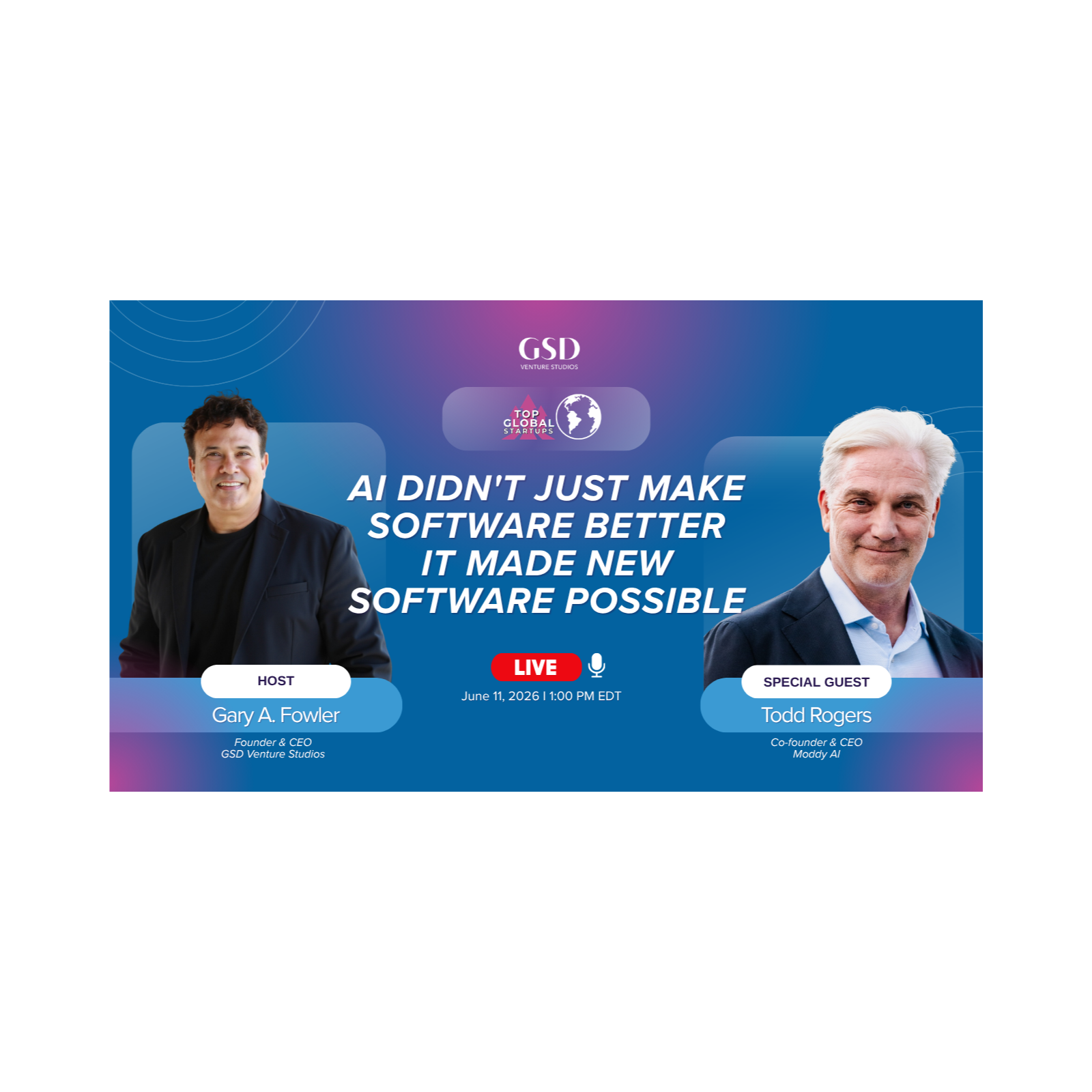 AI Didn't Just Make Software Better It Made New Software Possible with Todd Rogers episode artwork