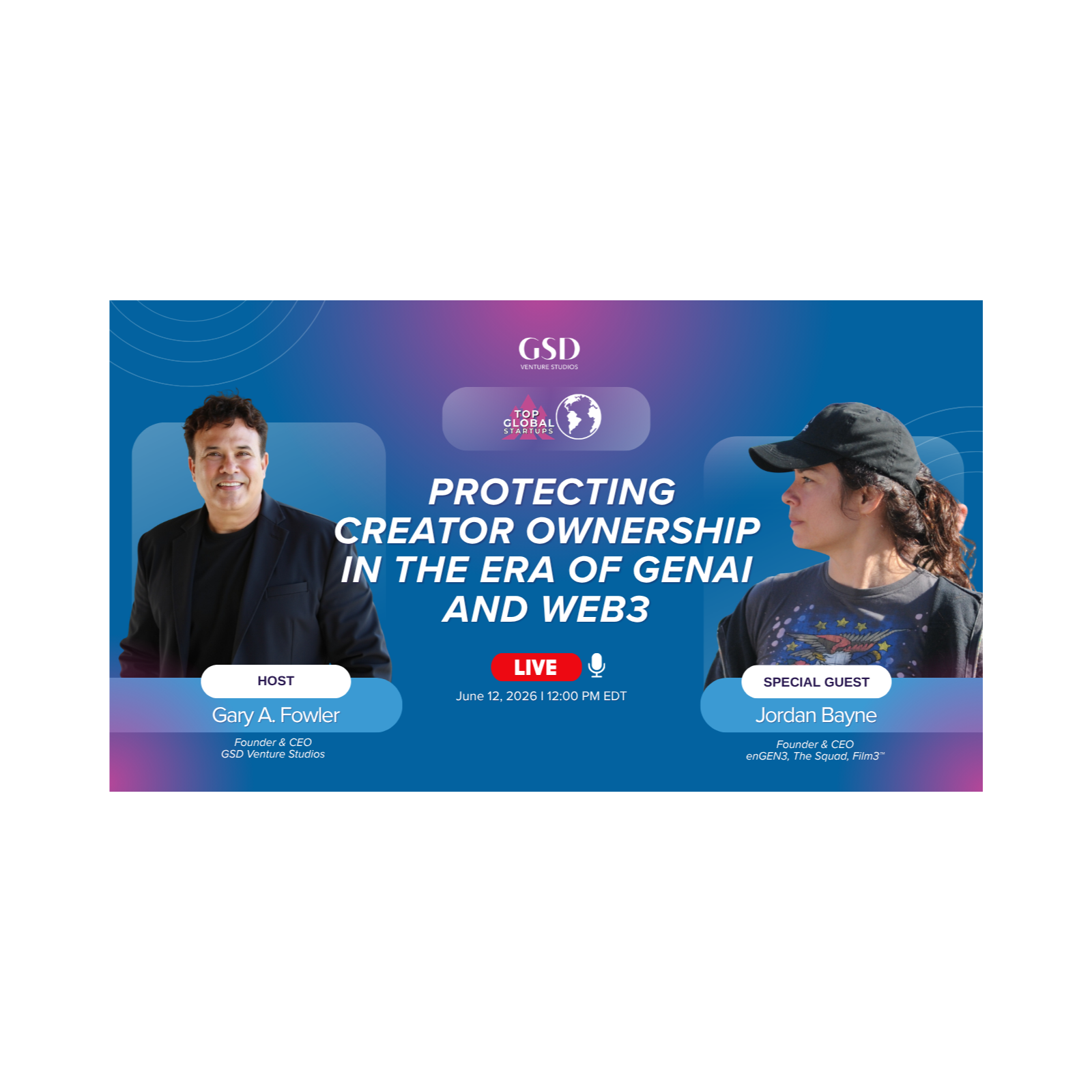 Protecting Creator Ownership in the Era of GenAI and Web3 with Jordan Bayne episode artwork