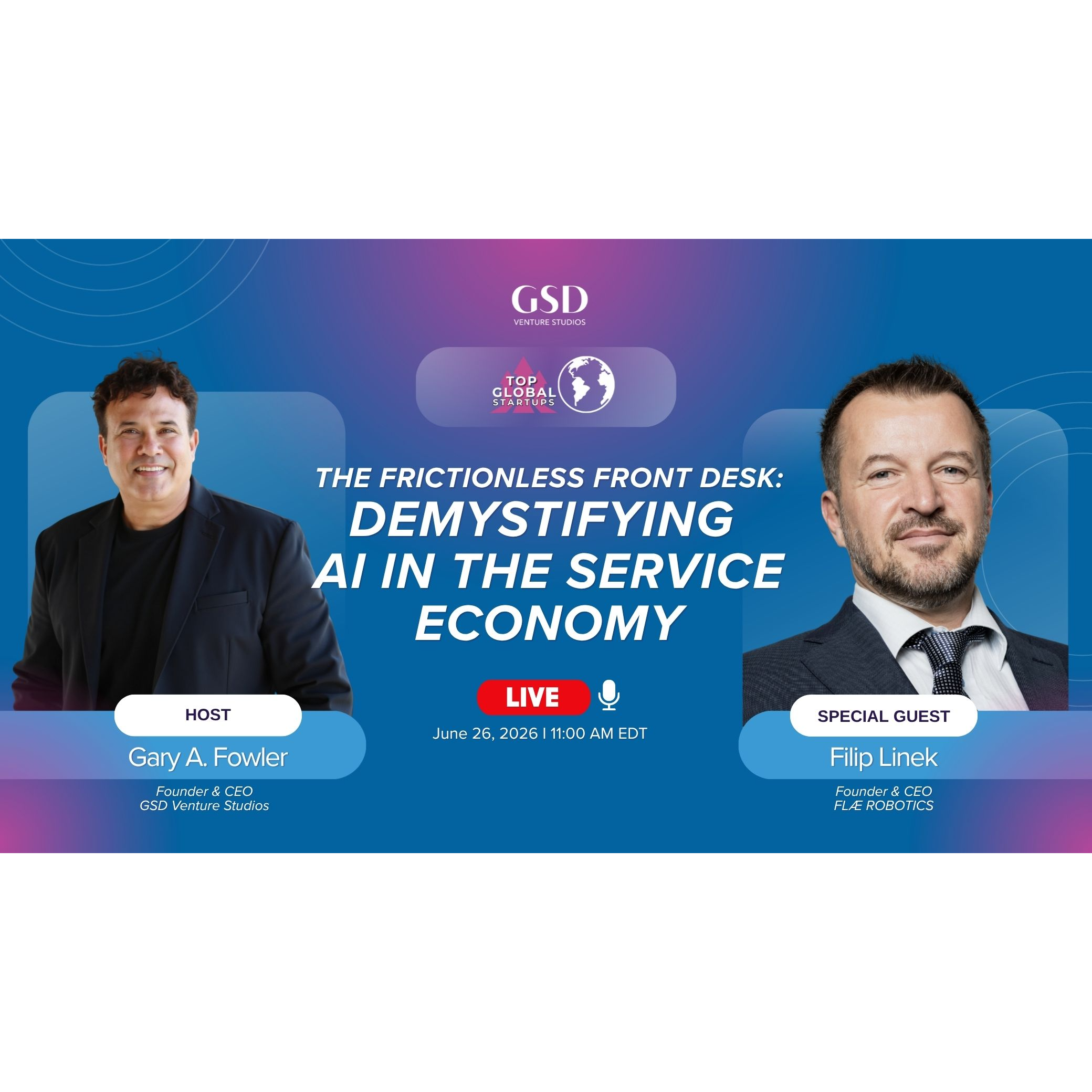 The Frictionless Front Desk: Demystifying AI in the Service Economy with Filip Linek episode artwork