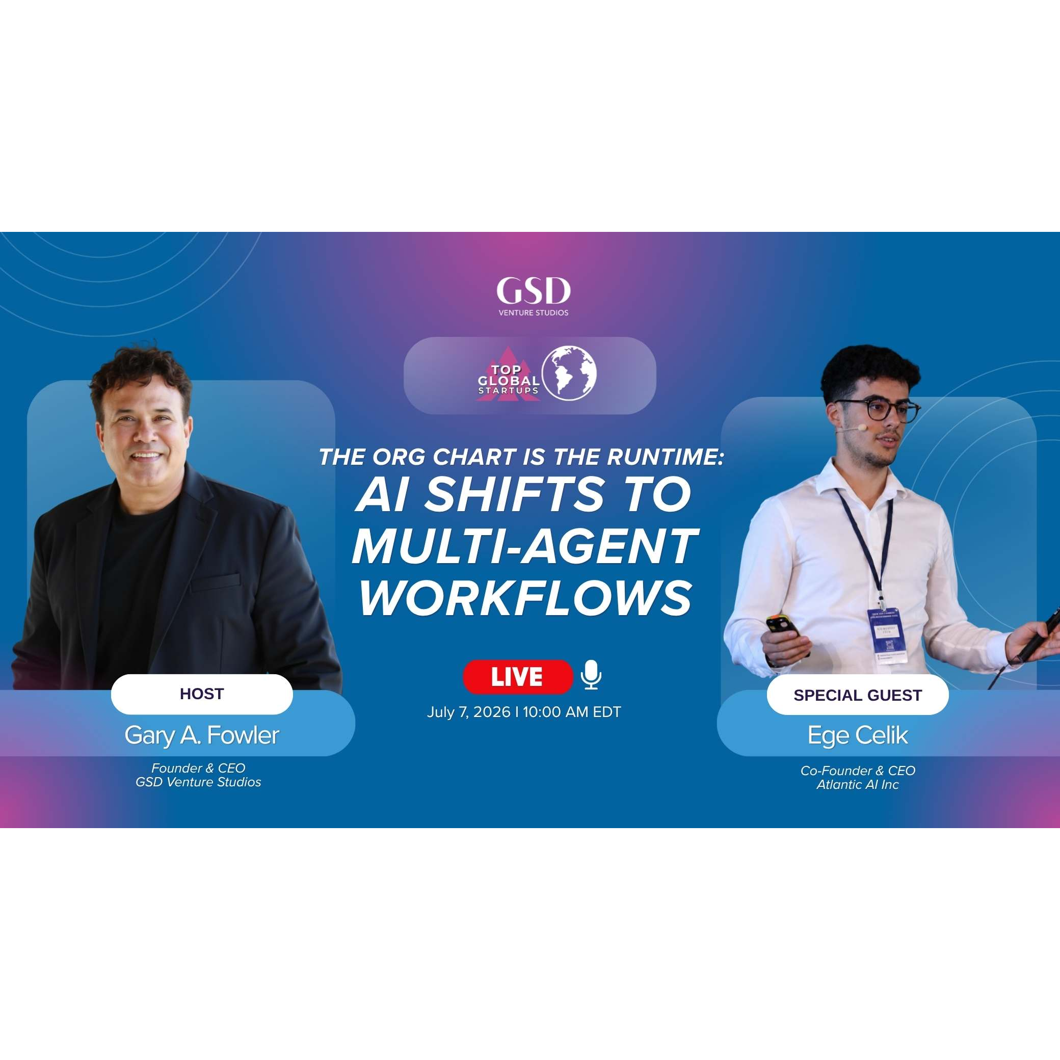 The Org Chart Is the Runtime: AI Shifts to Multi-Agent Workflows with Ege Celik episode artwork