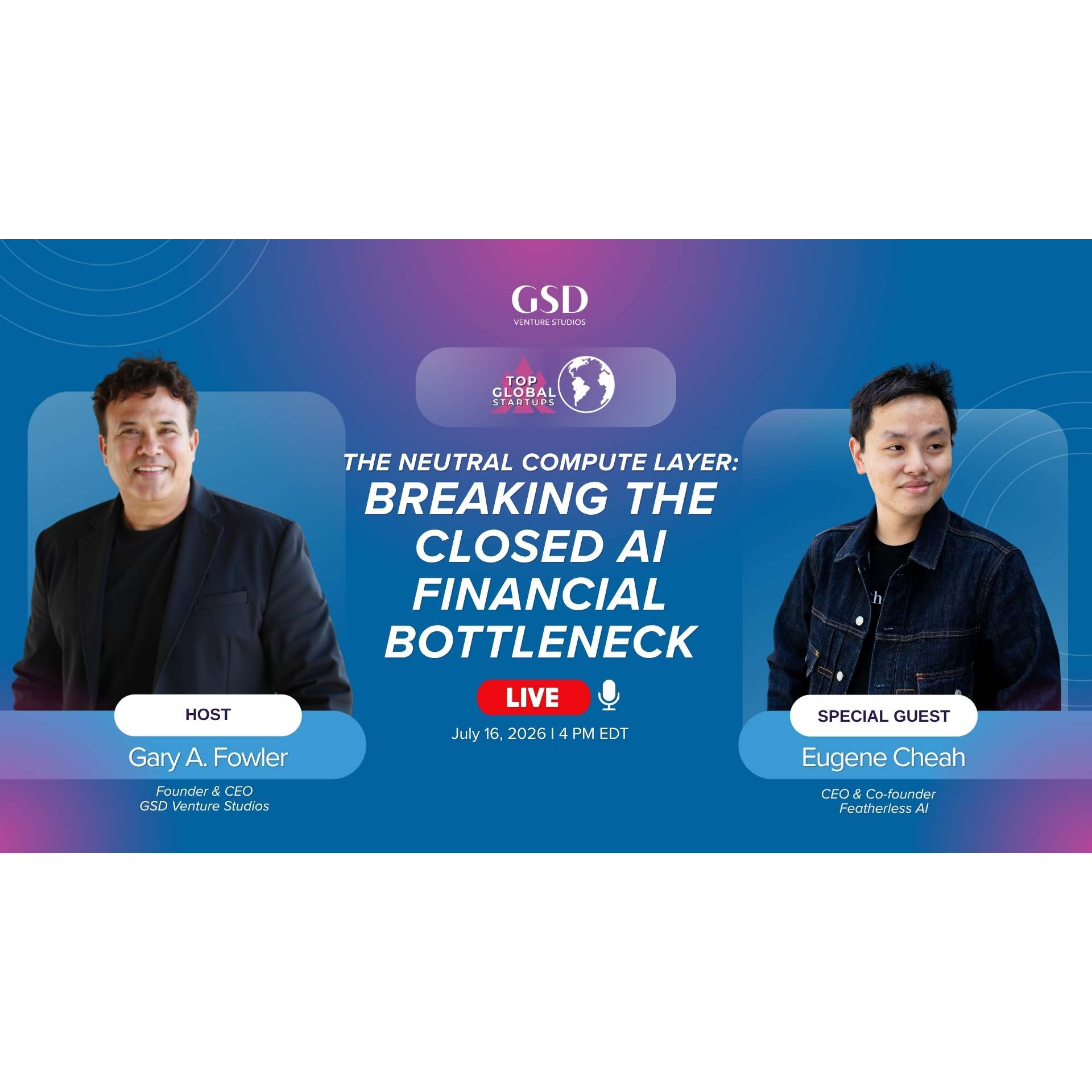 The Neutral Compute Layer: Breaking the Closed AI Financial Bottleneck with Eugene Cheah episode artwork