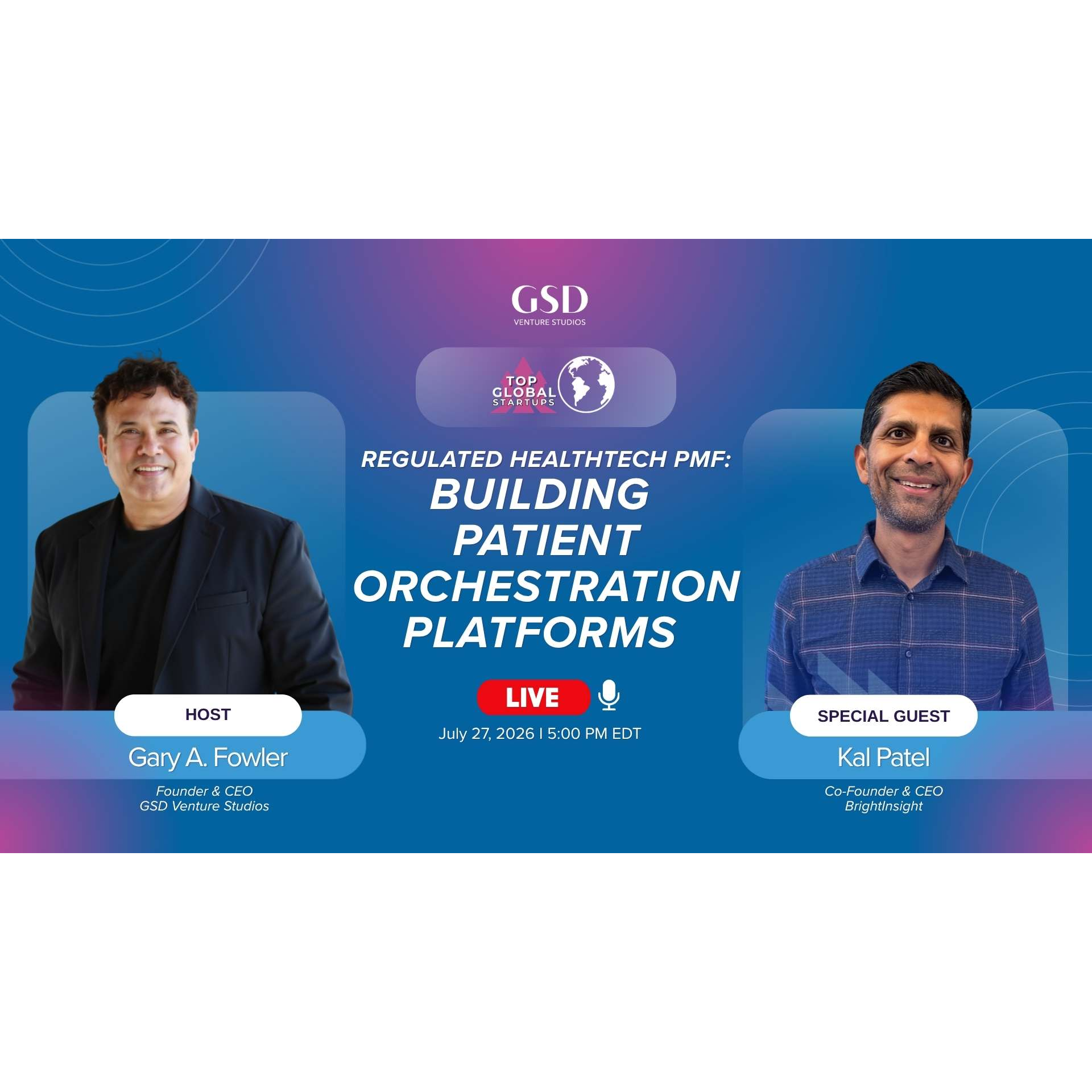 Regulated HealthTech PMF: Building Patient Orchestration Platforms with Dr. Kal Patel episode artwork