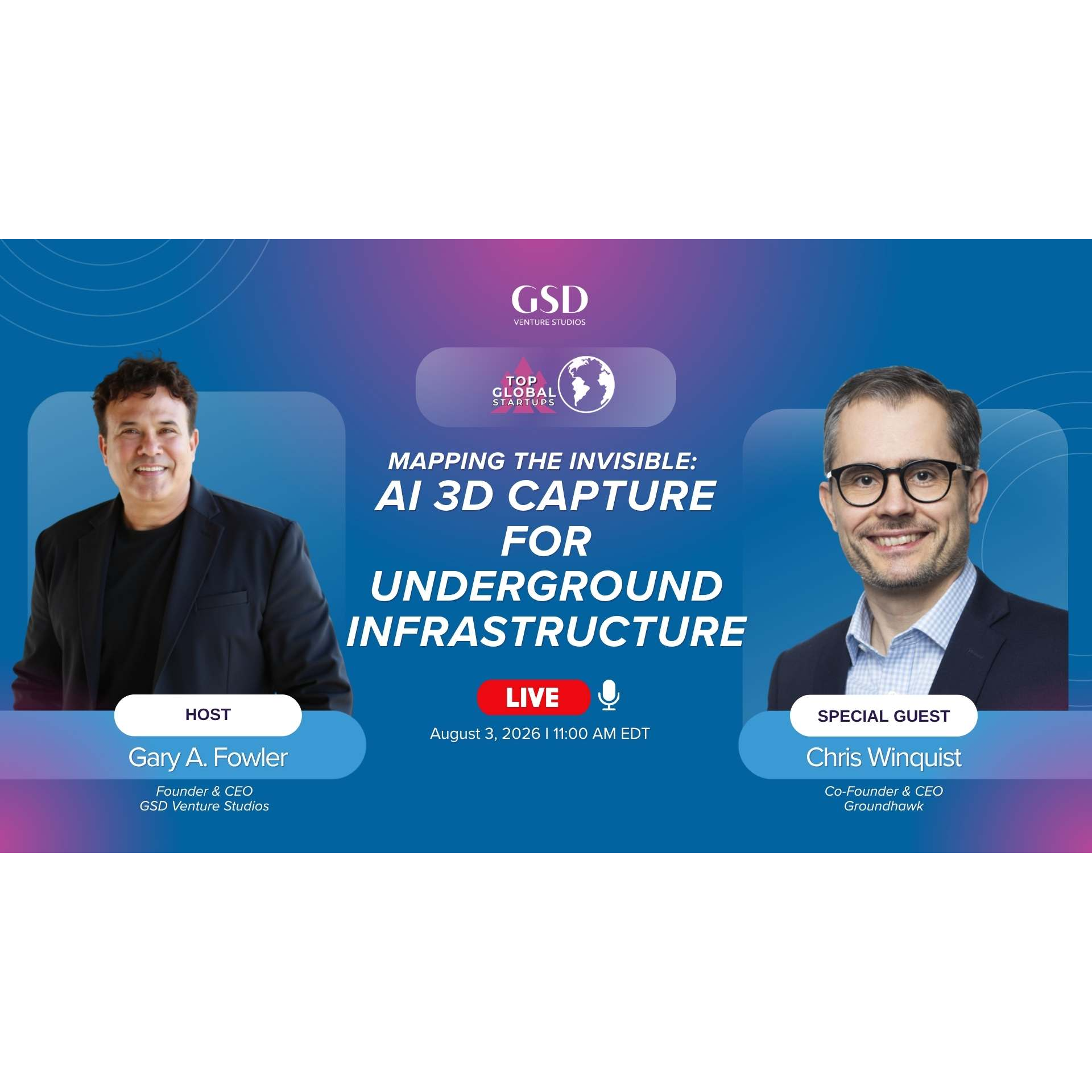 Mapping the Invisible: AI 3D Capture for Underground Infrastructure with Chris Winquist episode artwork