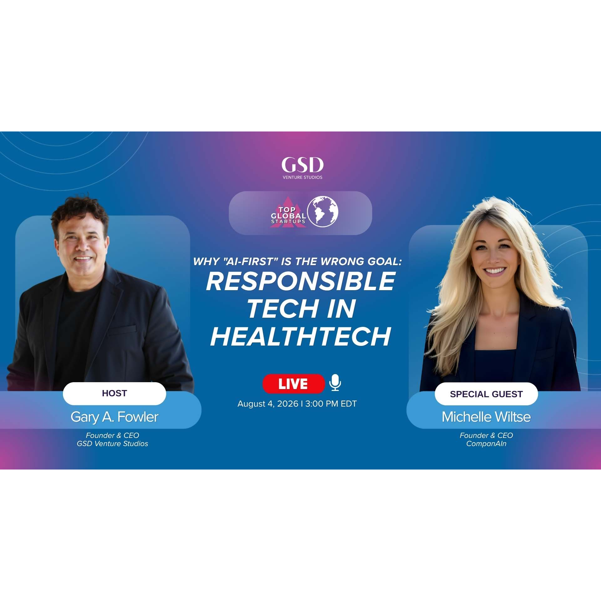 Why "AI-First" Is the Wrong Goal: Responsible Tech in HealthTech with Michelle Wiltse episode artwork