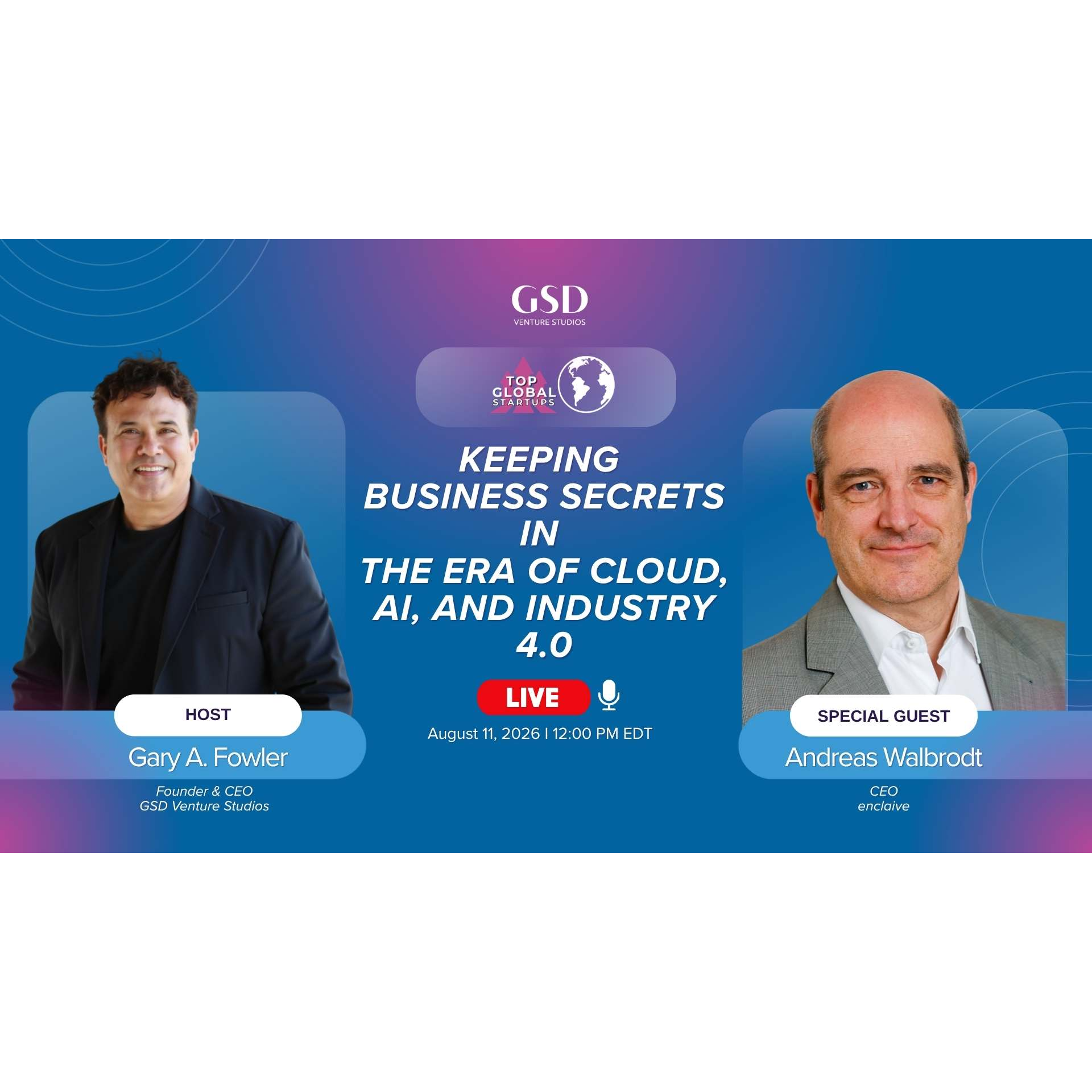 Keeping Business Secrets in the Era of Cloud, AI, and Industry 4.0 with Andreas Walbrodt episode artwork