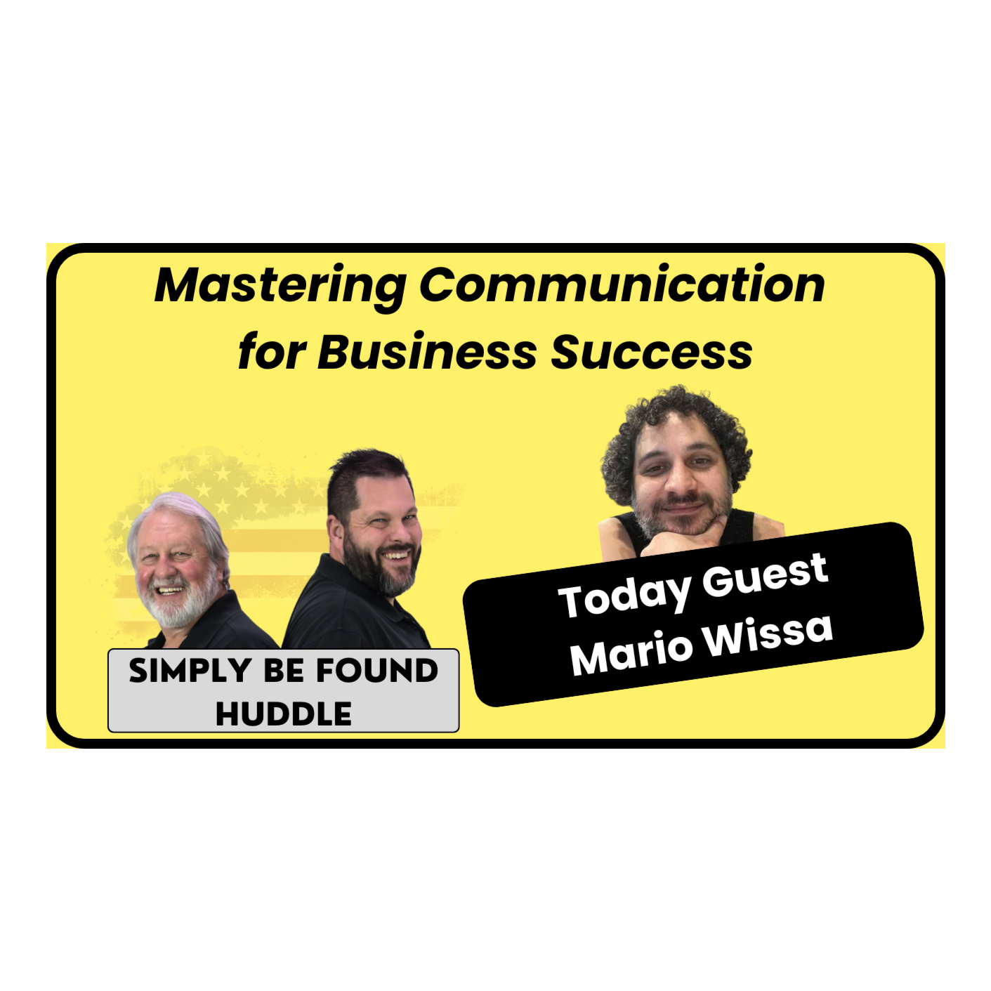 Simply Be Found Huddle