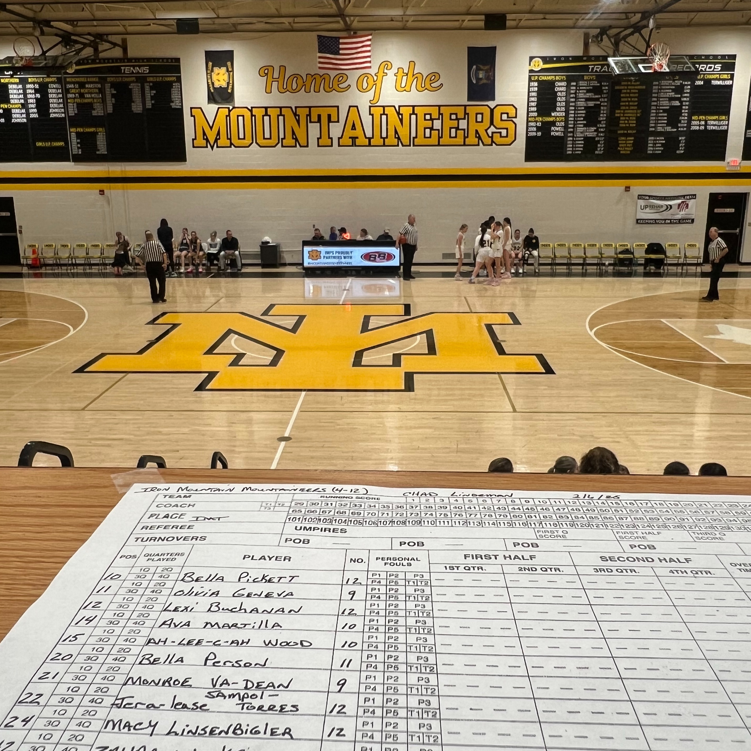Norway Knights Girls High School Basketball at the Iron Mountain Mountaineers Feb 6, 2025 episode artwork