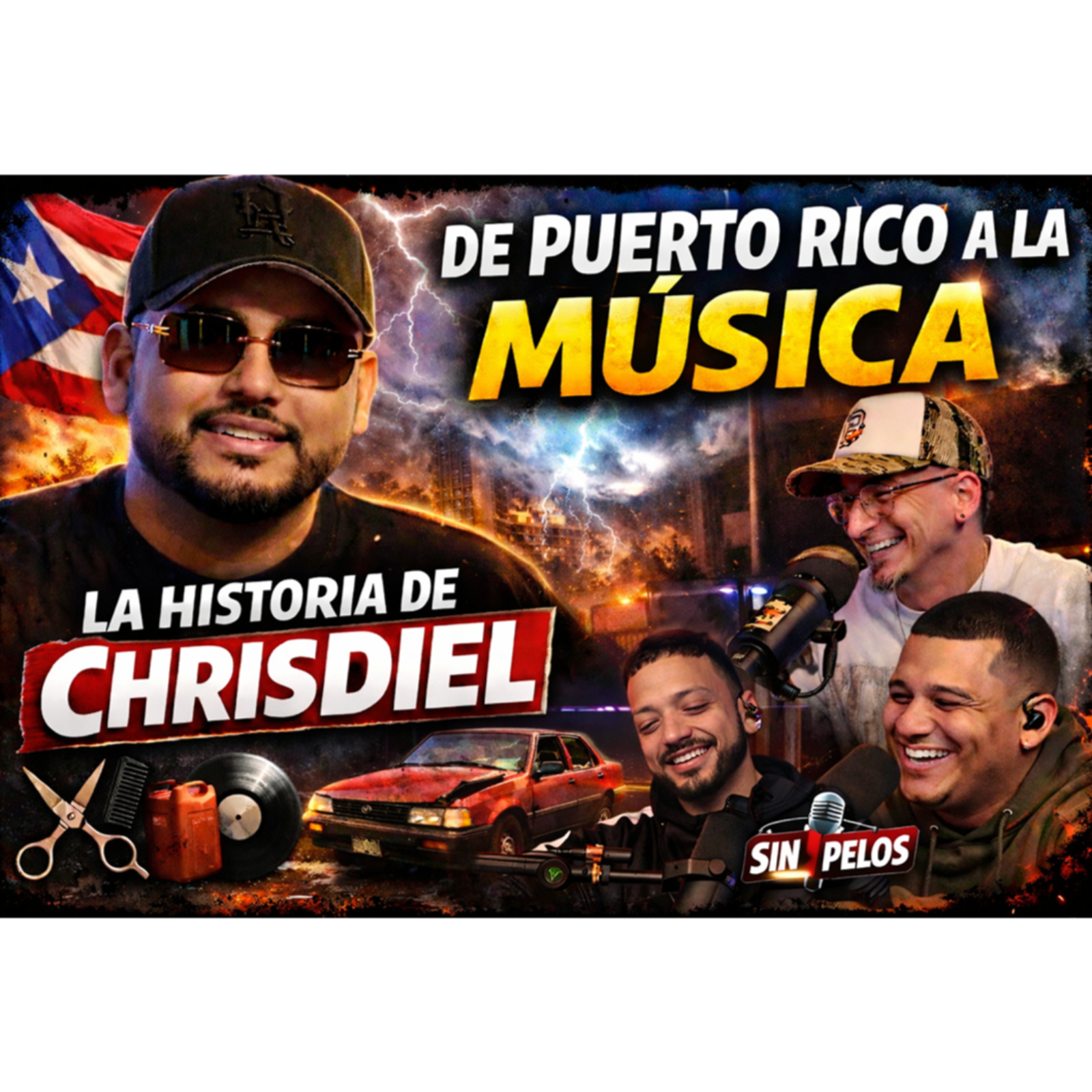 ChrisDiel del “Corolla ’89” a grabar su propio disco “Ciclos del Corazón”  Migración, barbería y música episode artwork