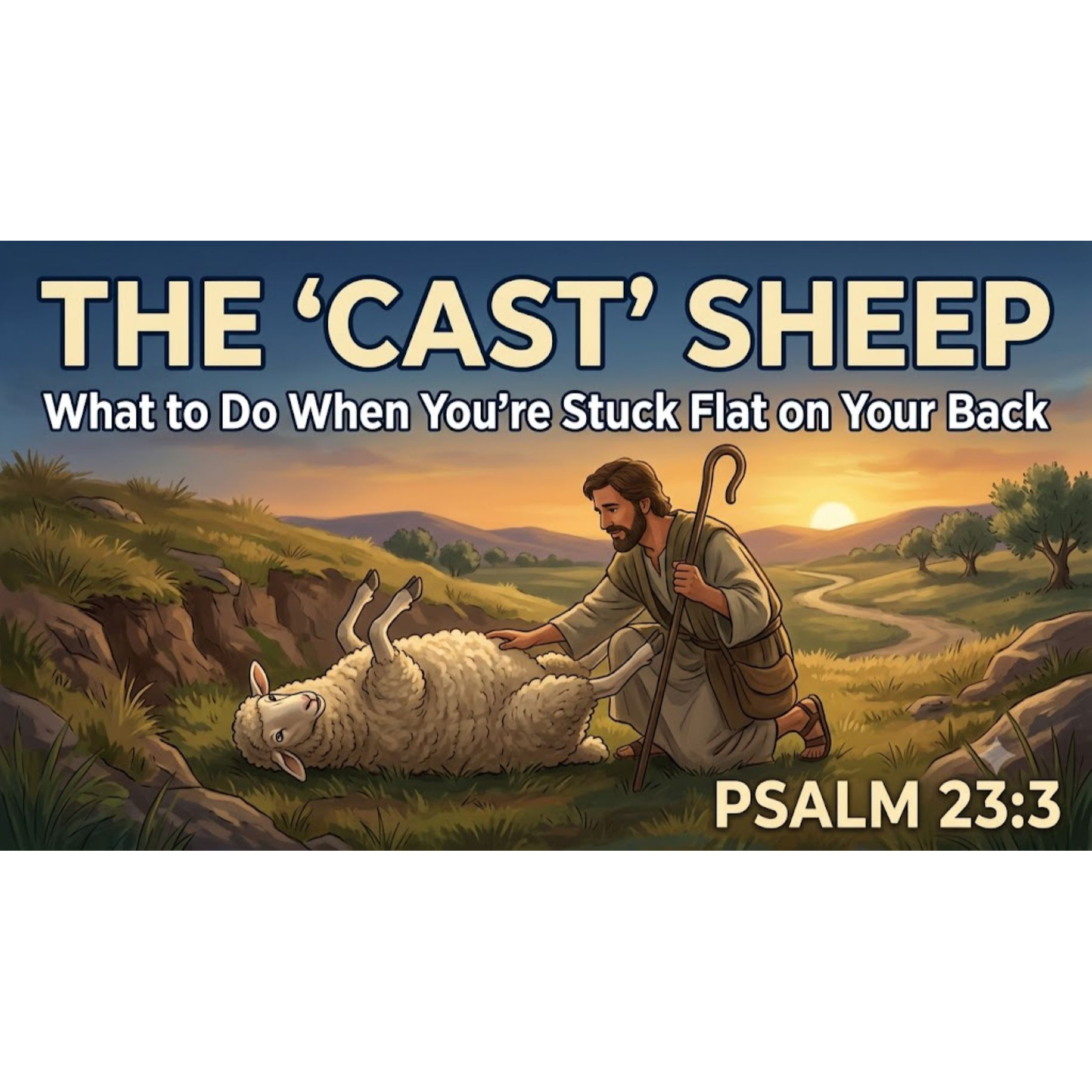 The "Cast" Sheep: What to Do When You’re Stuck Flat on Your Back episode artwork