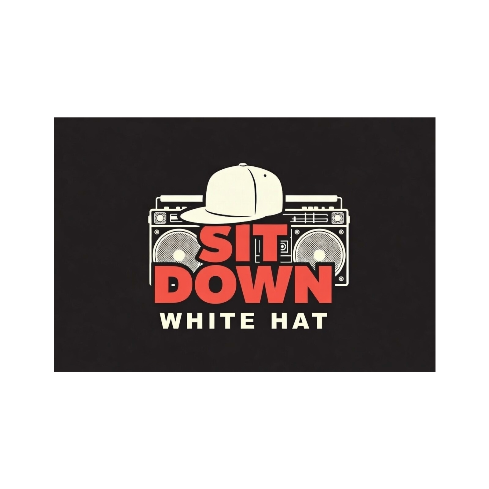 SIT DOWN WHITE HAT cover art