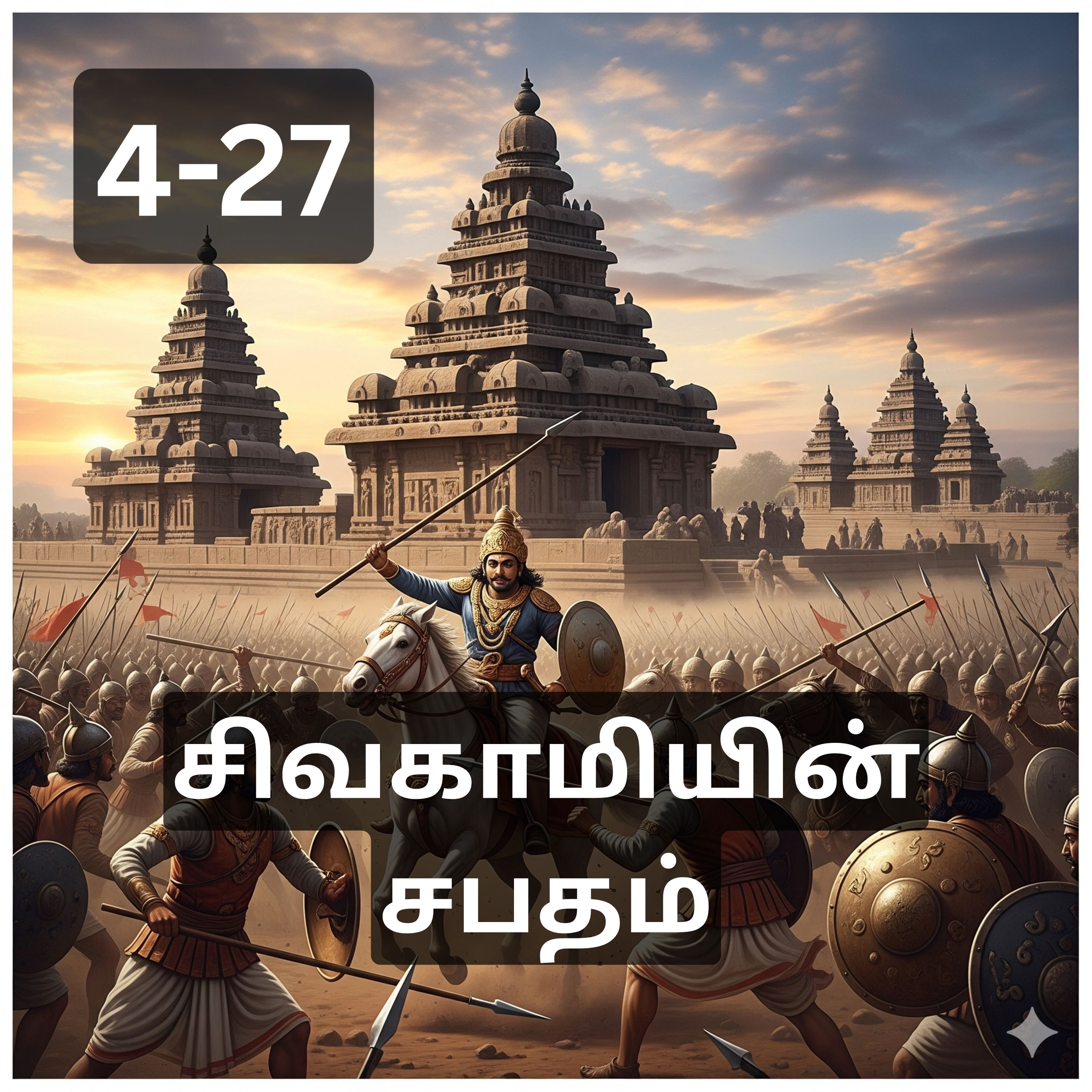 4-27 Sivakamiyin Sabatham - இதயக் கனல் - சிவகாமியின் சபதம் - Audio Book episode artwork