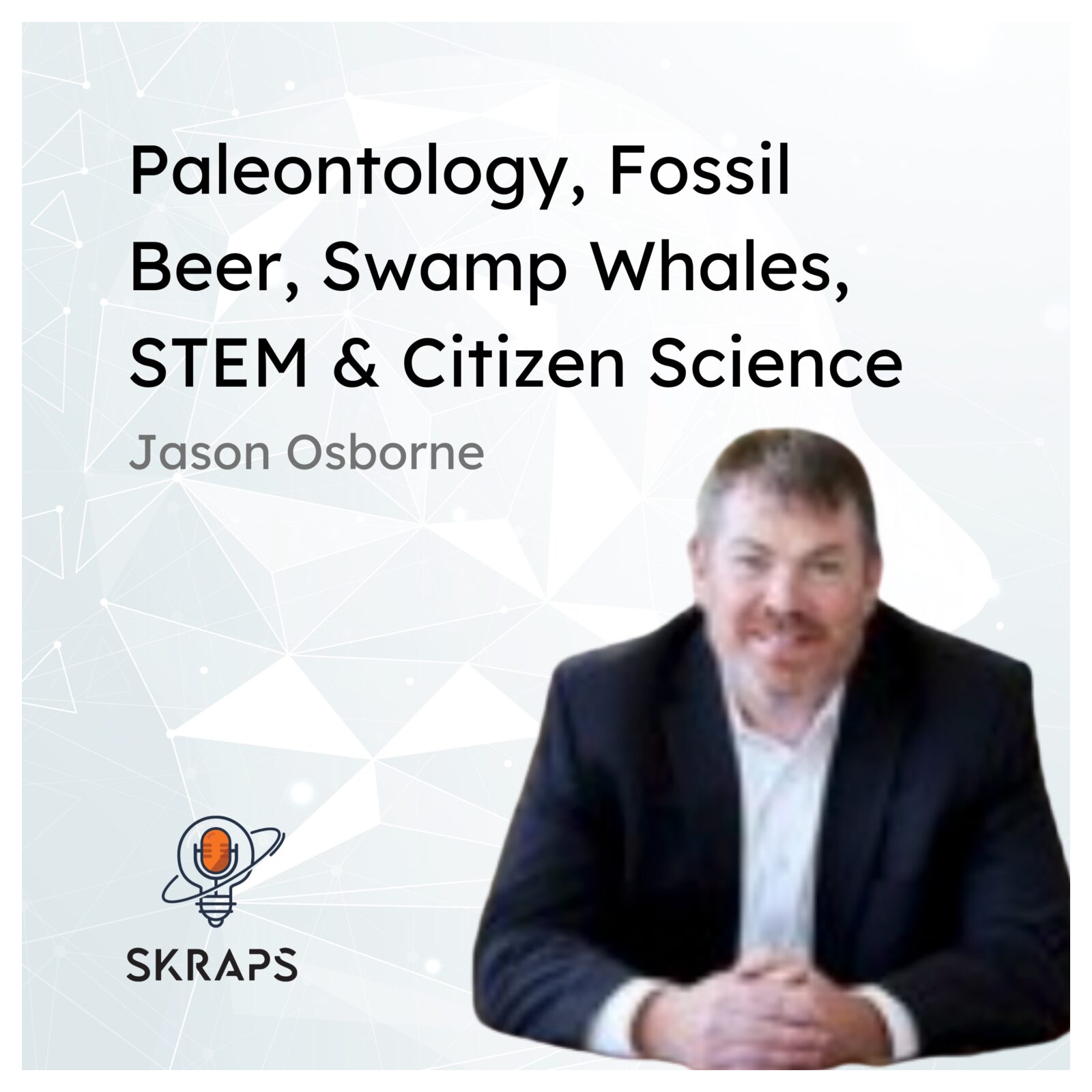 Paleontology, Dinosaur beer, Swamp Whales, Science, STEM education, and Citizen Science episode artwork