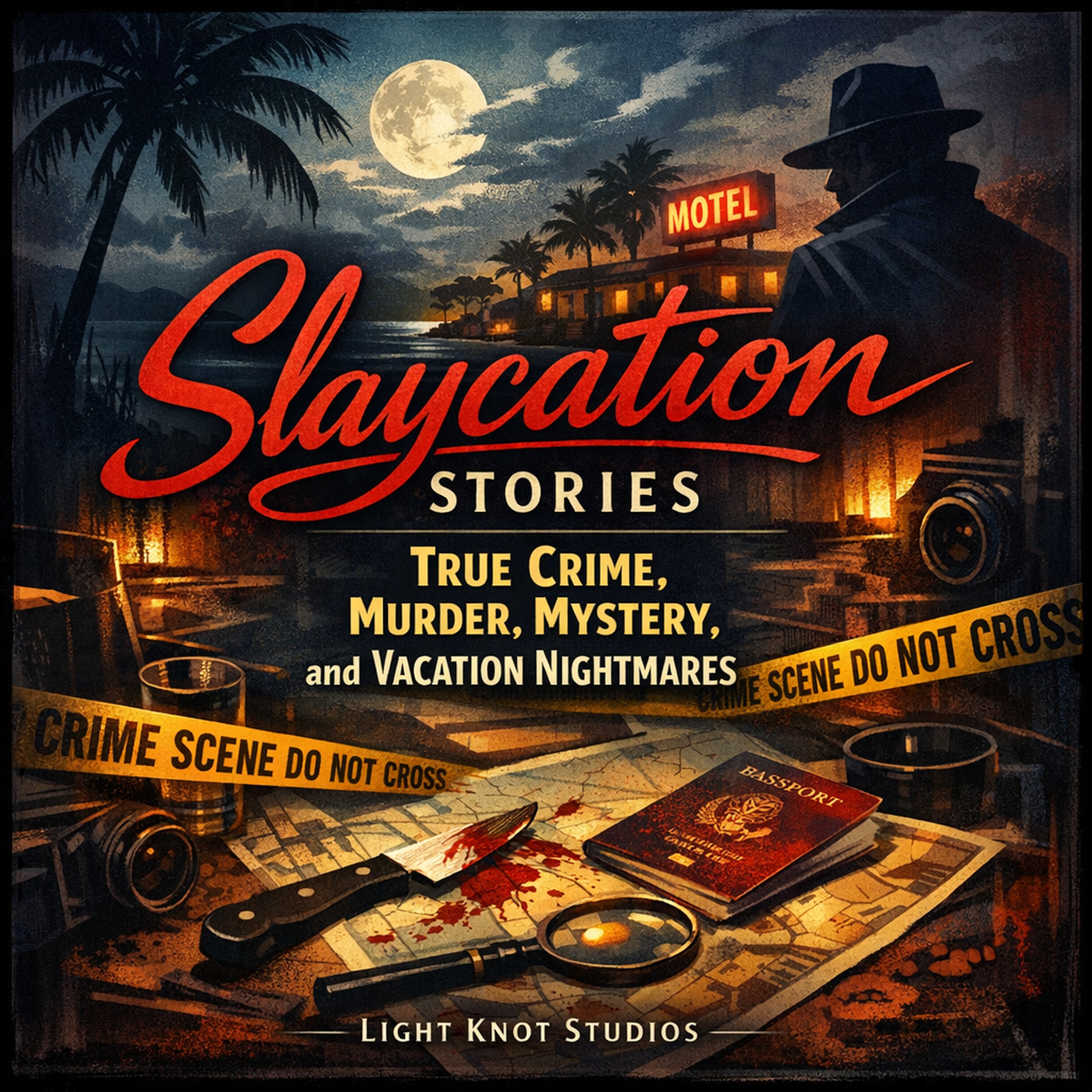 Slaycation Stories: True Crime, Murder, Mystery, and Vacation Nightmares podcast artwork