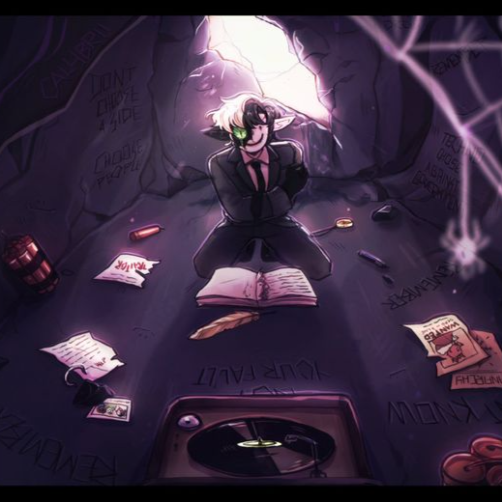 Pov: hiding in Ranboo's panic room episode artwork
