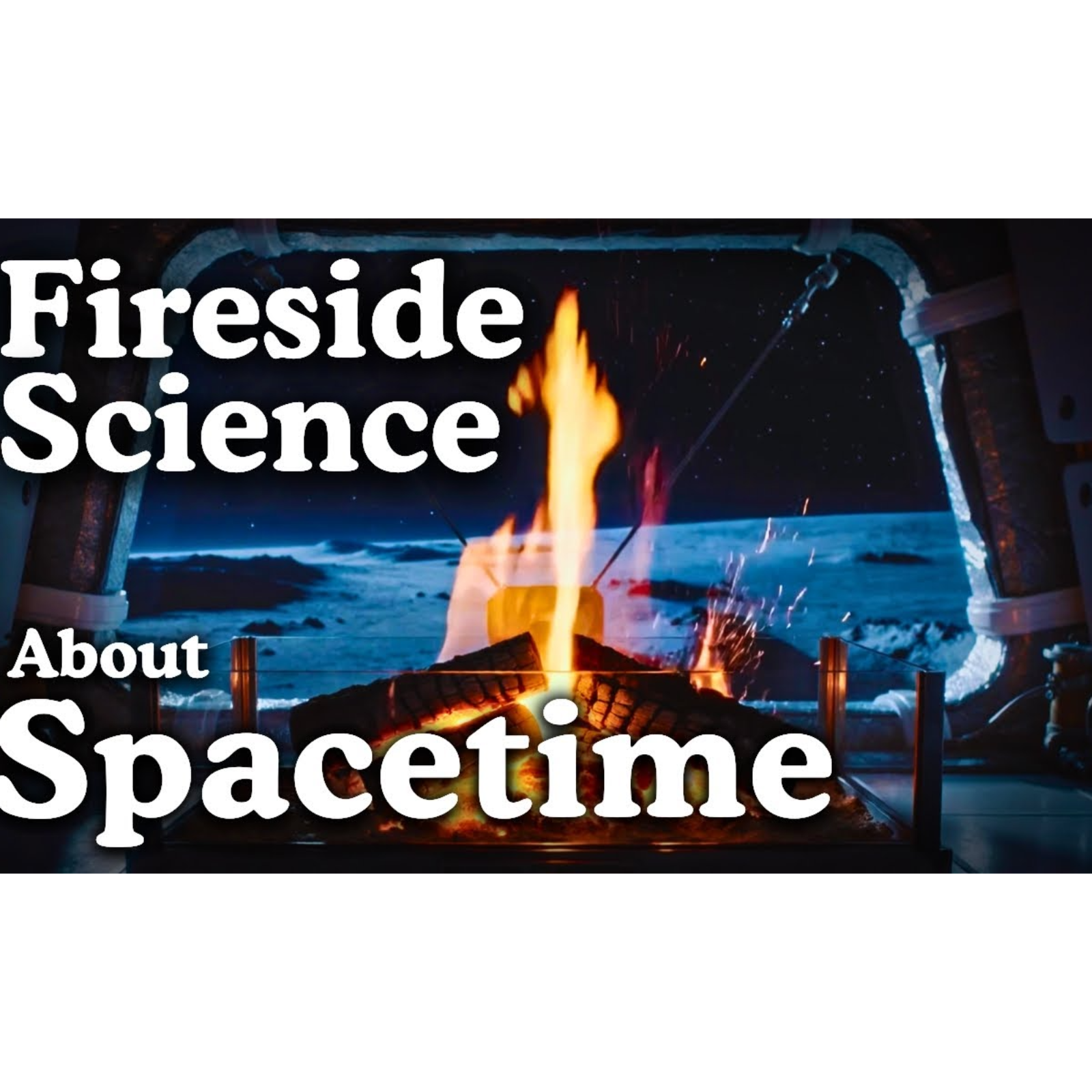 100 Facts About Spacetime to Fall Asleep To — Fireplace Background Video - Sleepy Science Channel