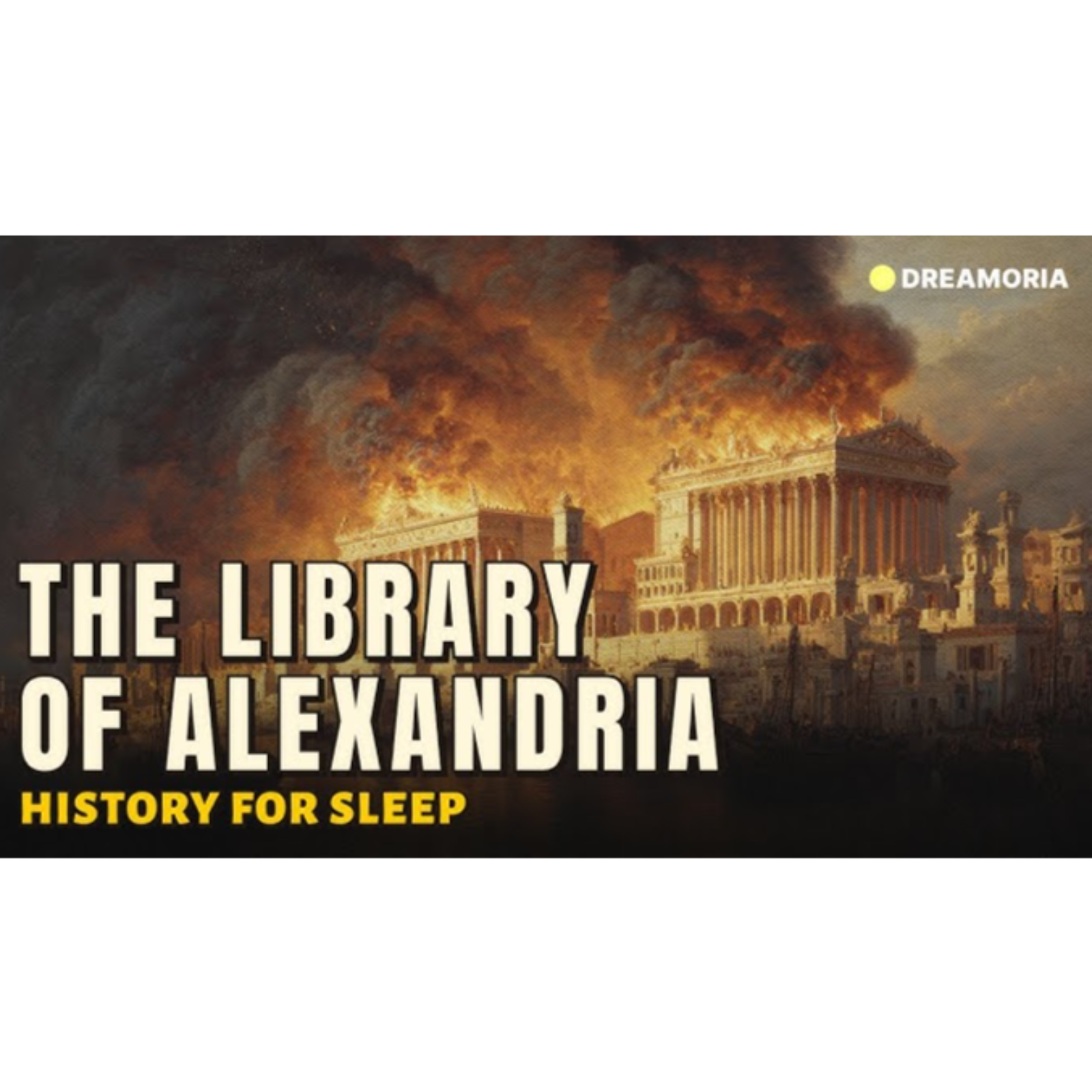 A Relaxing Rainy Story  The Great Library of Alexandria _ Bedtime Story for Grown Ups