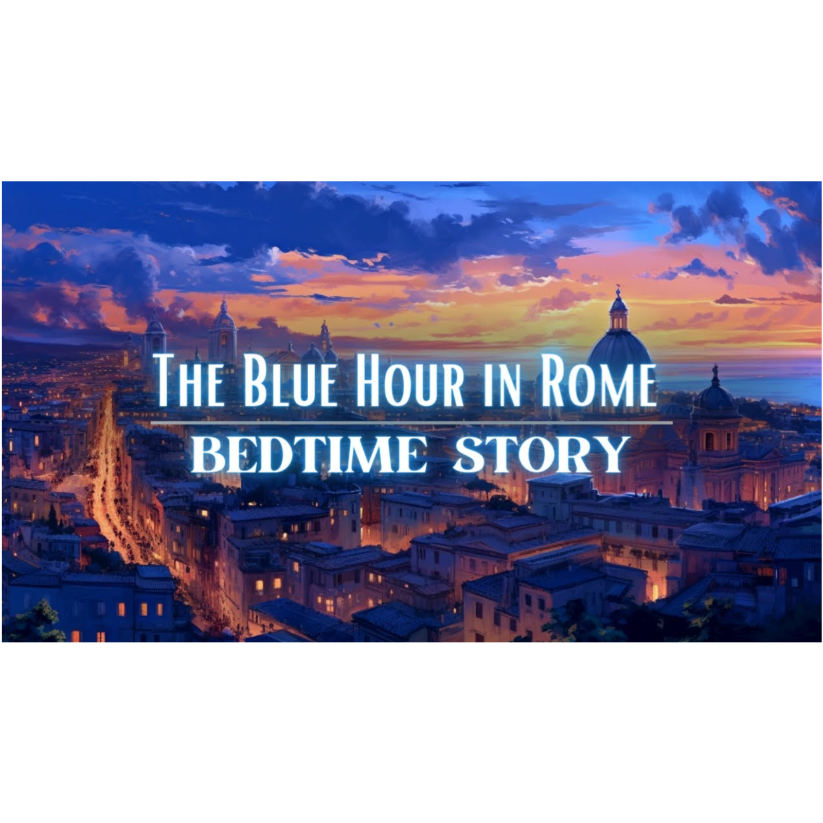 A Peaceful Sleepy Story_ The Blue Hour in Rome _ Storytelling and Calm Music