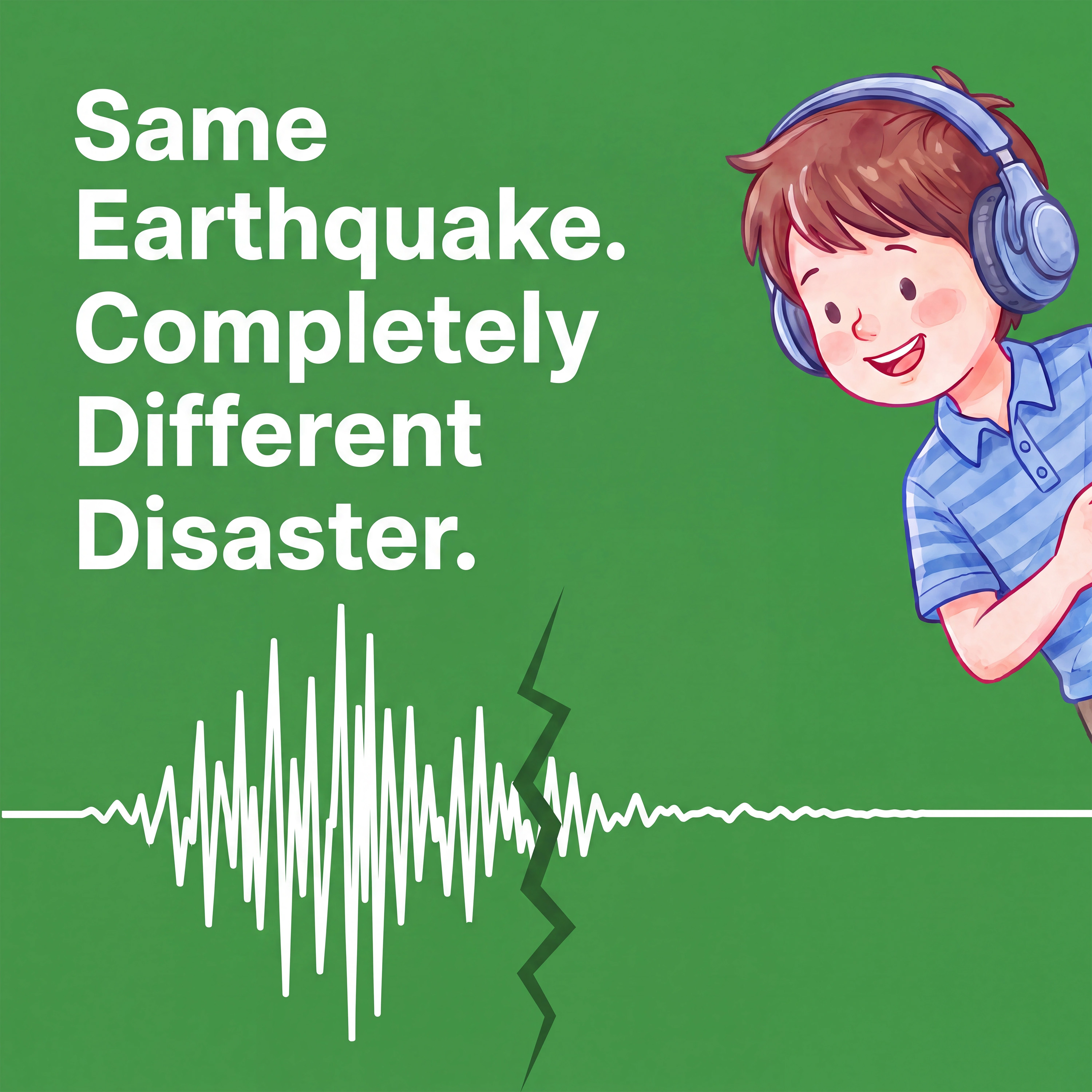 Same Earthquake. Completely Different Disaster.