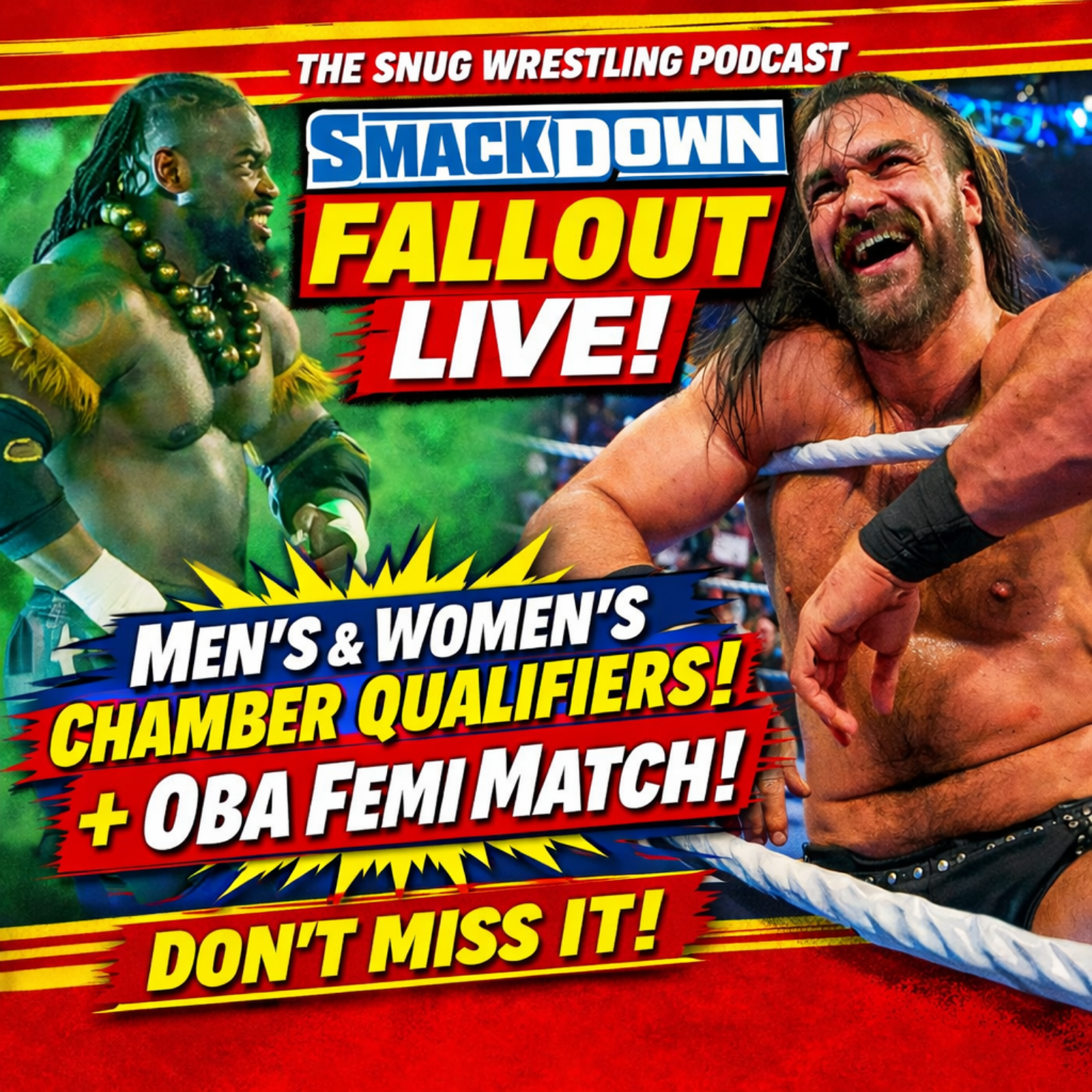 SmackDown Fallout! | Men’s & Women’s Chamber Qualifiers + Oba Femi Match