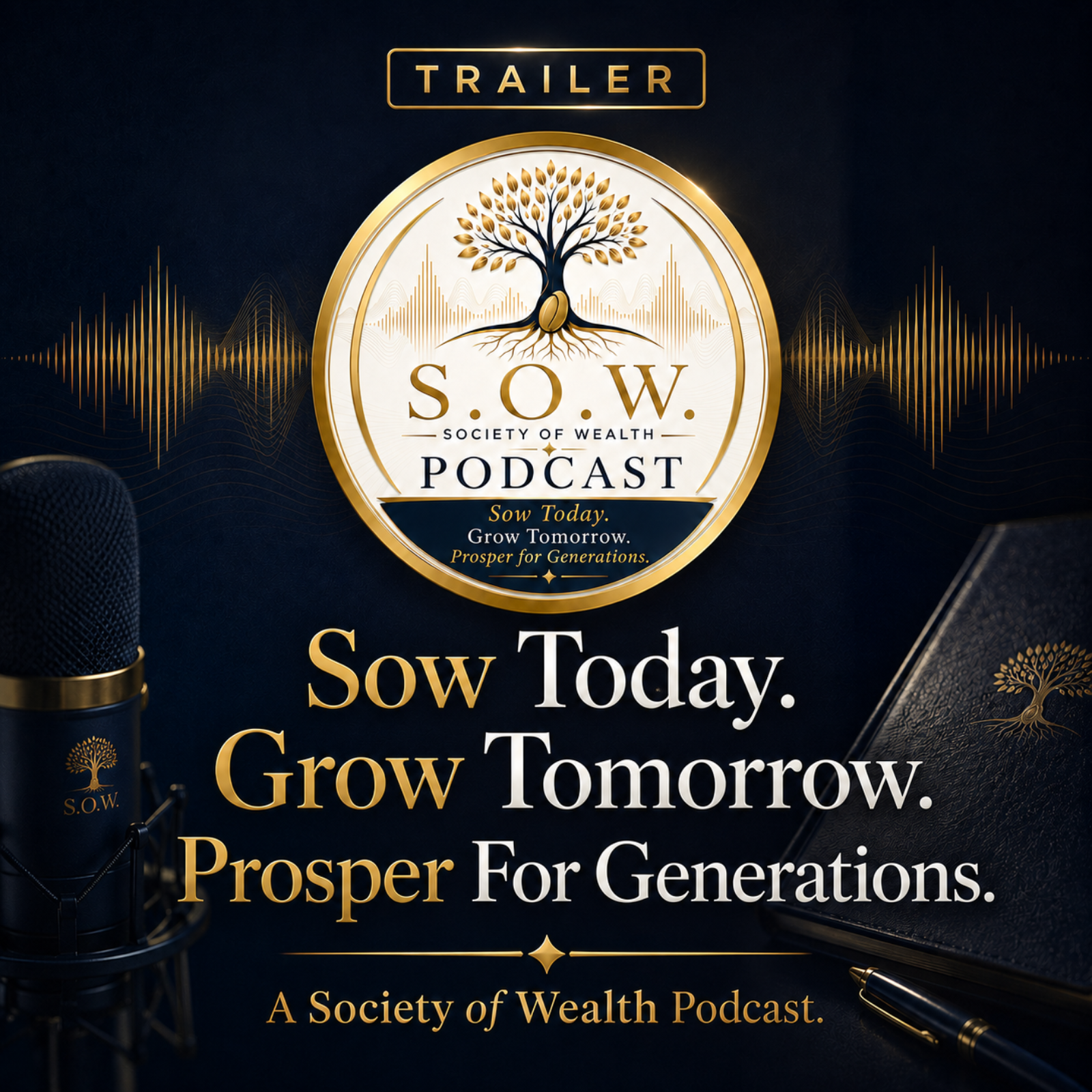 TRAILER -  Sow Today. Grow Tomorrow. Prosper for Generations: A Society of Wealth Podcast episode artwork