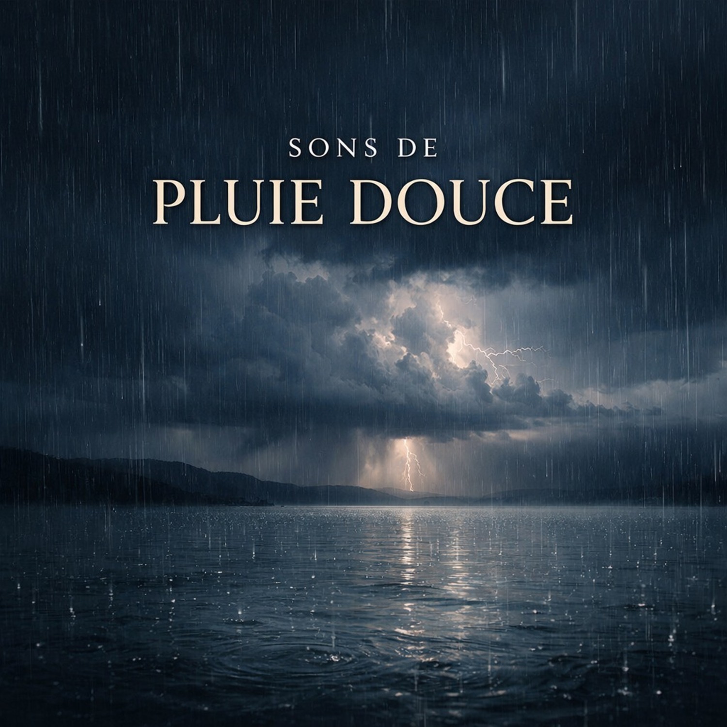 Ambiance forestière sous pluie continue