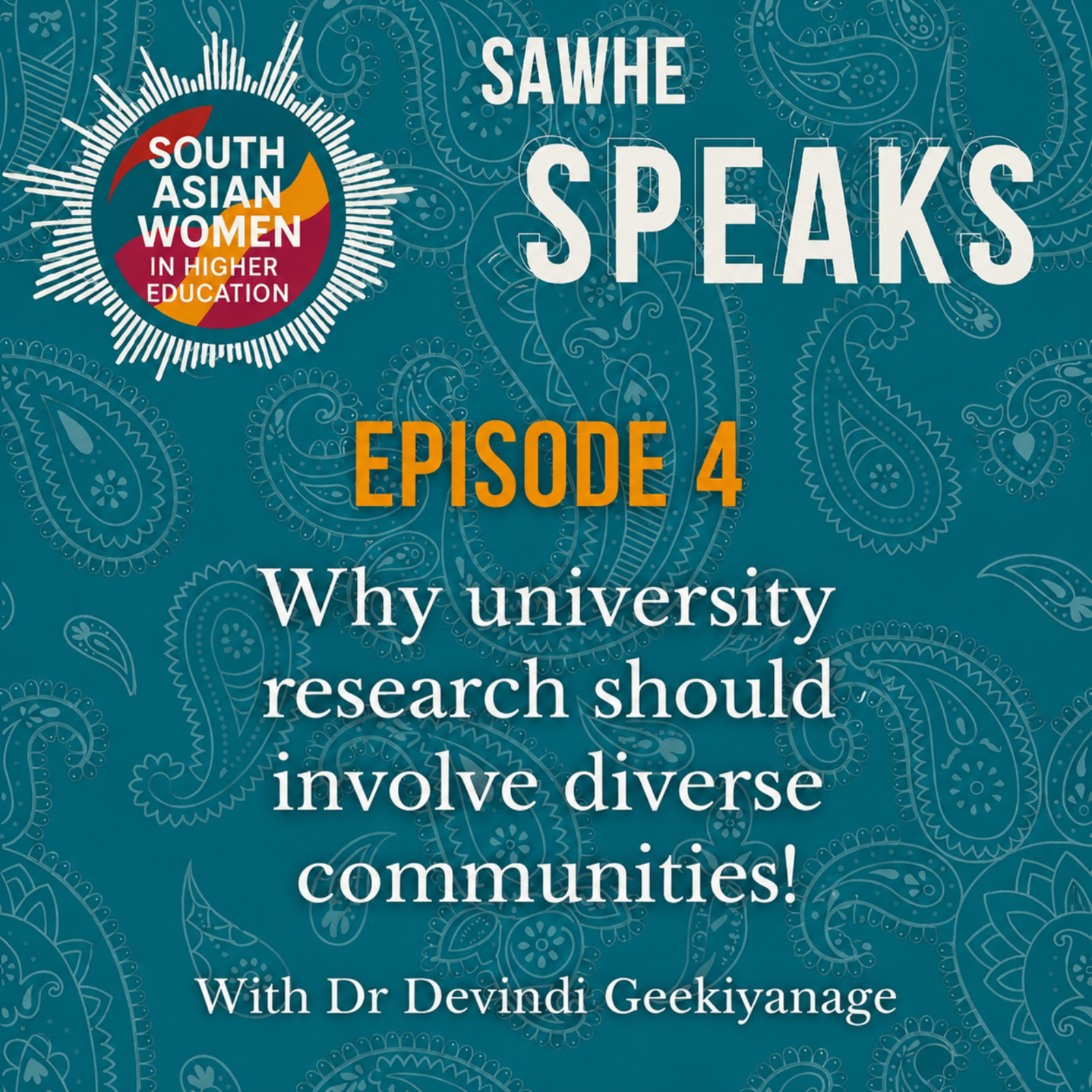 Why University research should involve diverse communities?  |  Dr Devindi Geekiyanage  episode artwork