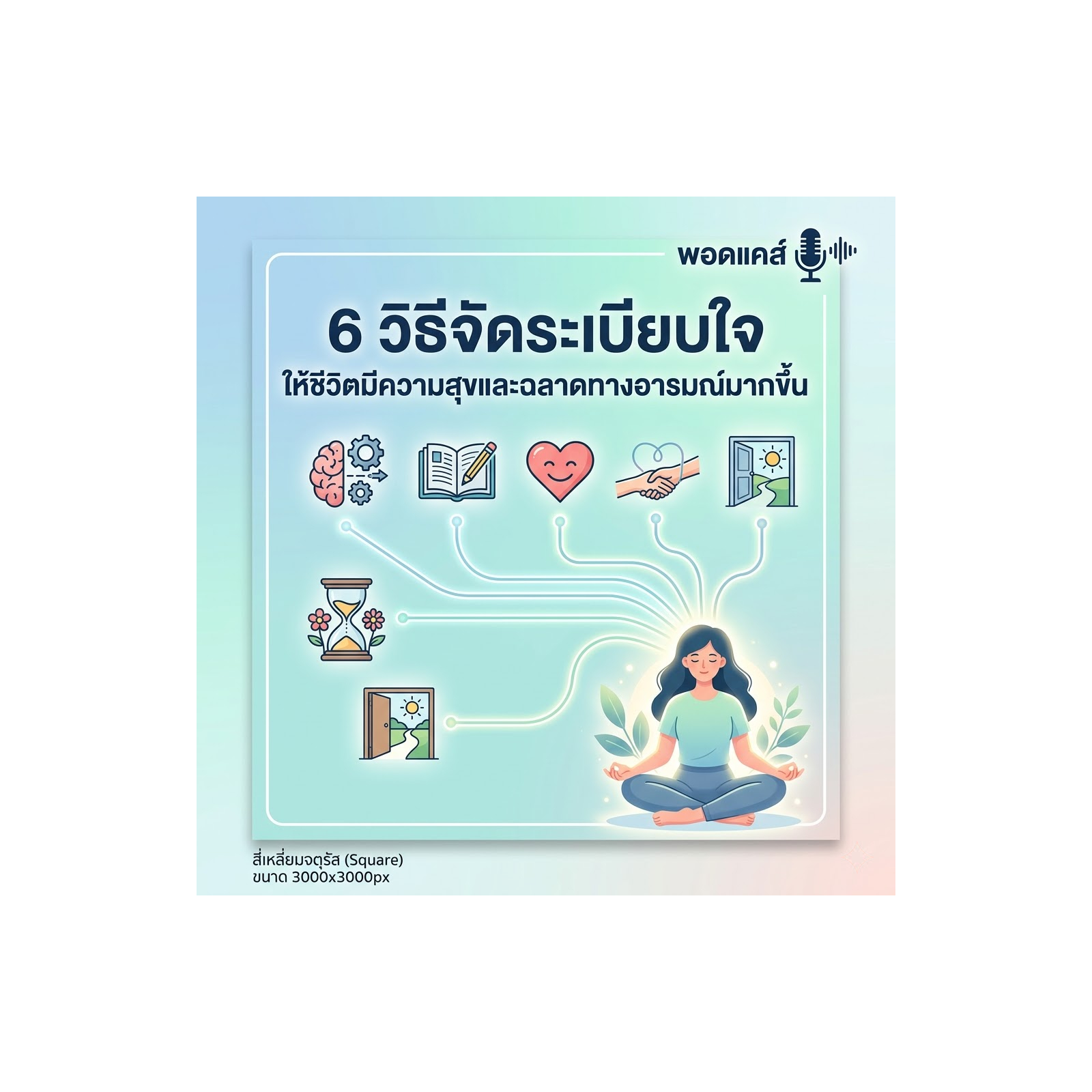 6 วิธีจัดระเบียบใจ ให้ชีวิตมีความสุขและฉลาดทางอารมณ์มากขึ้น