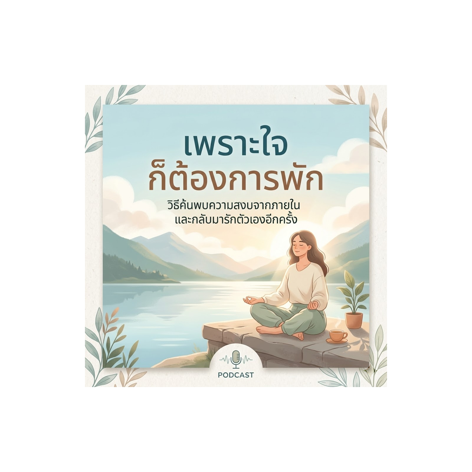 เพราะใจก็ต้องการพัก: วิธีค้นพบความสงบจากภายในและกลับมารักตัวเองอีกครั้ง