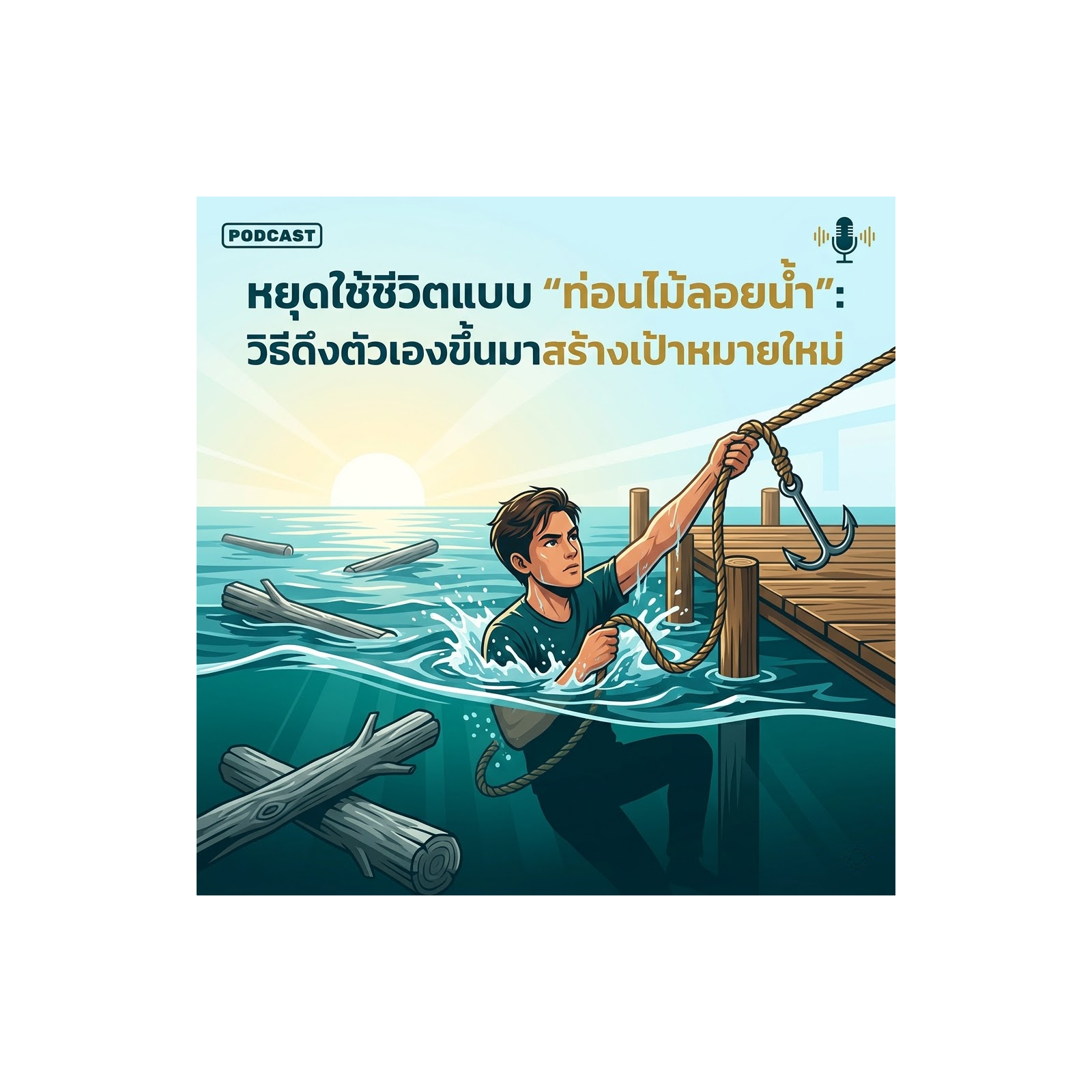 หยุดใช้ชีวิตแบบ "ท่อนไม้ลอยน้ำ": วิธีดึงตัวเองขึ้นมาสร้างเป้าหมายใหม่