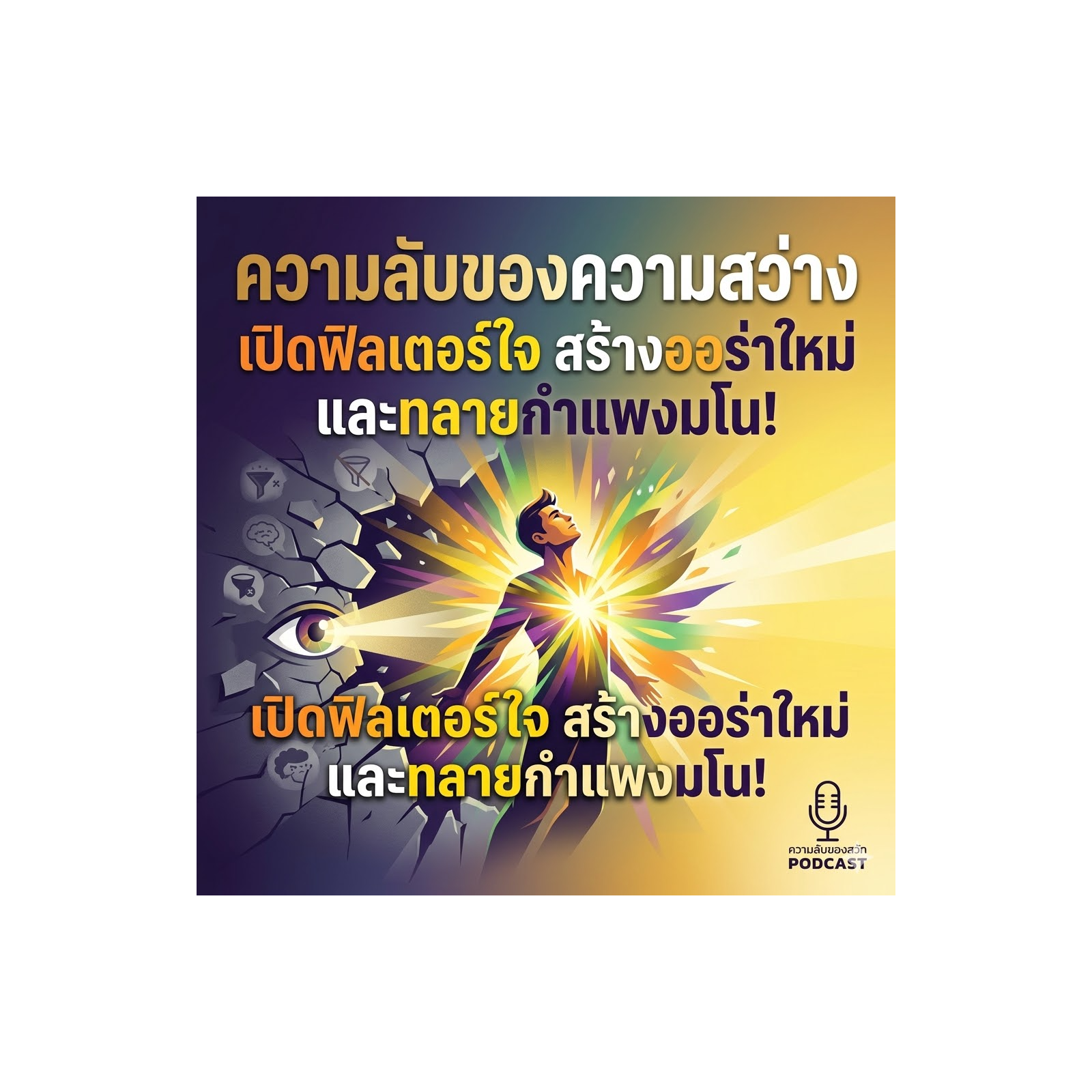 "ความลับของความสว่าง: เปิดฟิลเตอร์ใจ สร้างออร่าใหม่ และทลายกำแพงมโน!"