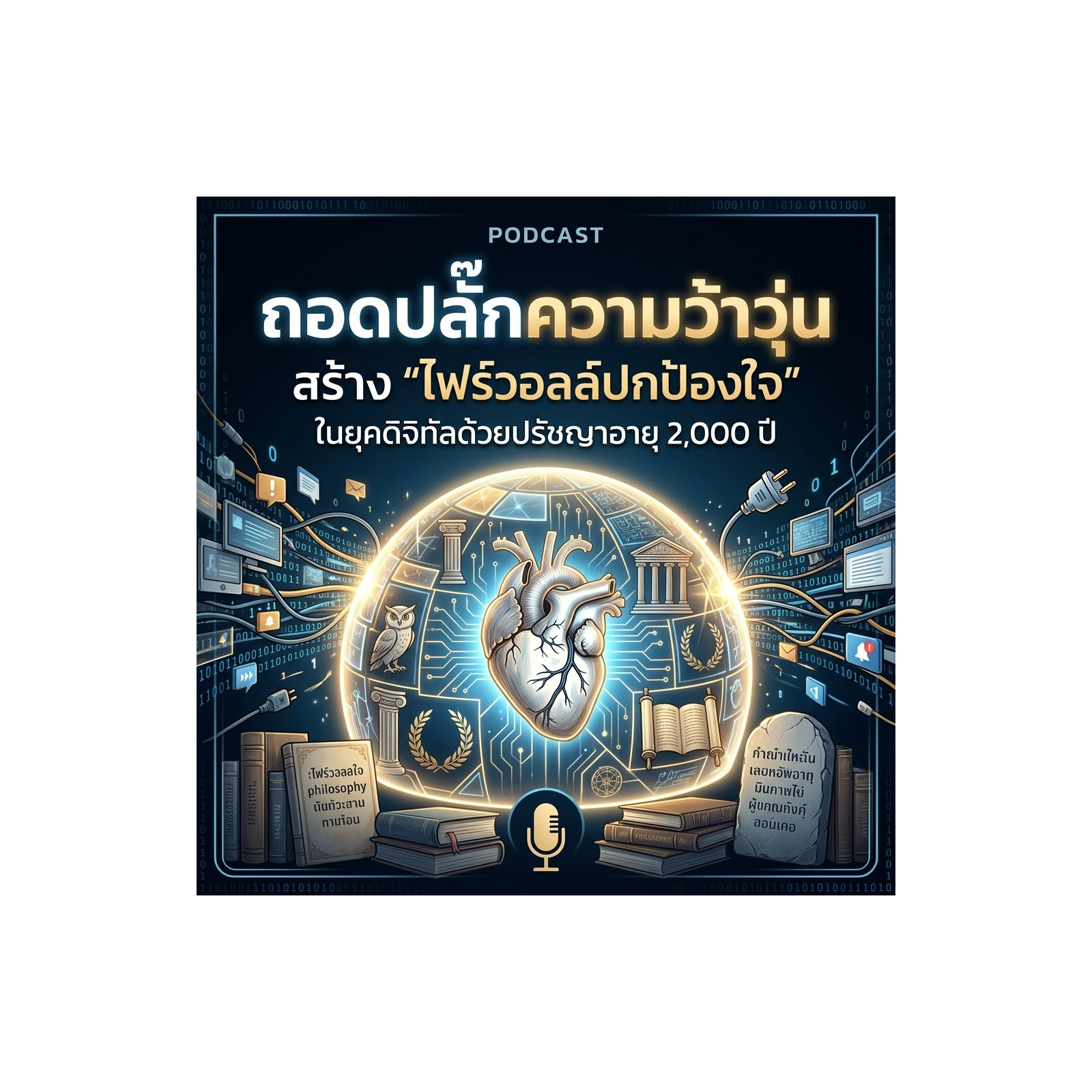 ถอดปลั๊กความว้าวุ่น: สร้าง "ไฟร์วอลล์ปกป้องใจ" ในยุคดิจิทัลด้วยปรัชญาอายุ 2,000 ปี