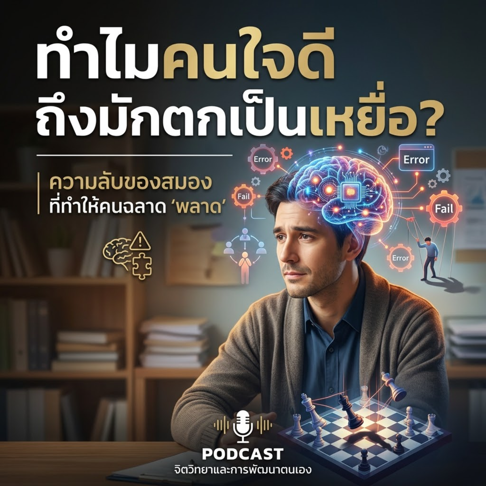 ทำไมคนใจดี ถึงมักตกเป็นเหยื่อ? | ความลับของสมองที่ทำให้คนฉลาด "พลาด"