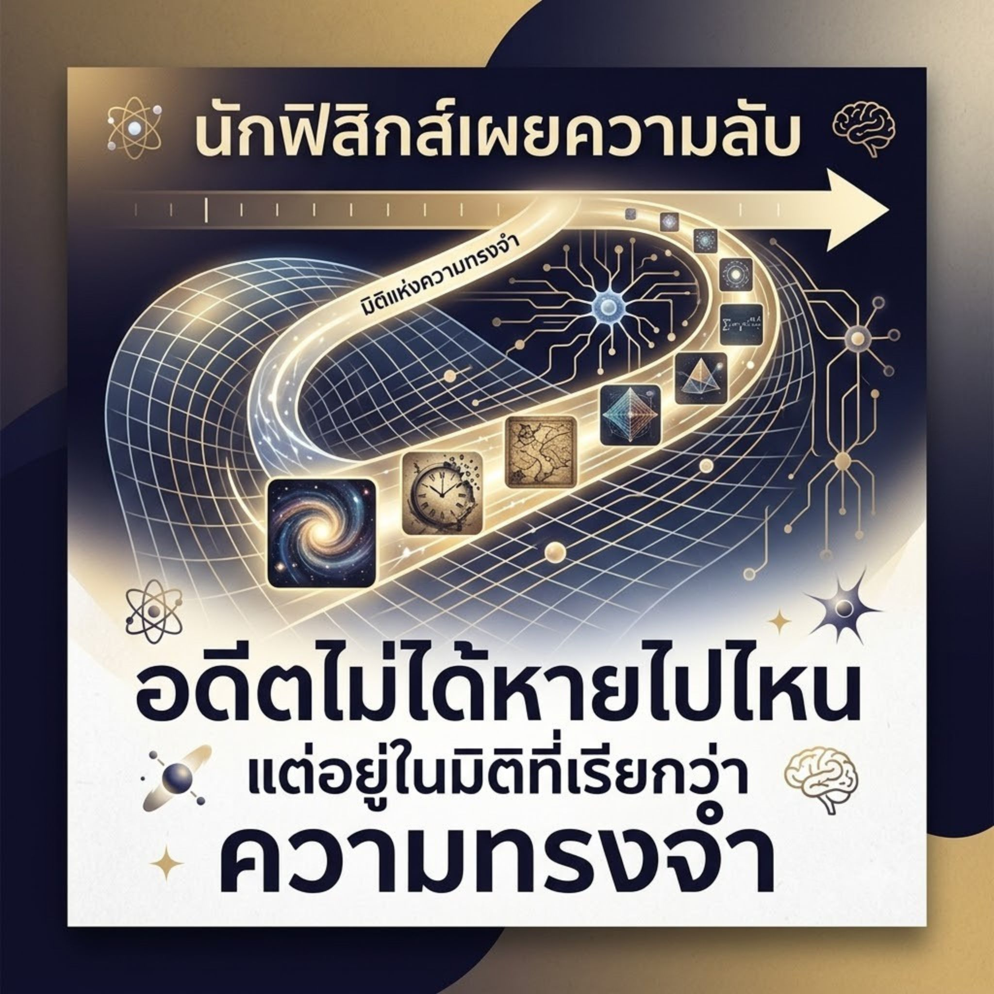 นักฟิสิกส์เผยความลับ อดีตไม่ได้หายไปไหน แต่อยู่ในมิติที่เรียกว่า ความทรงจำ