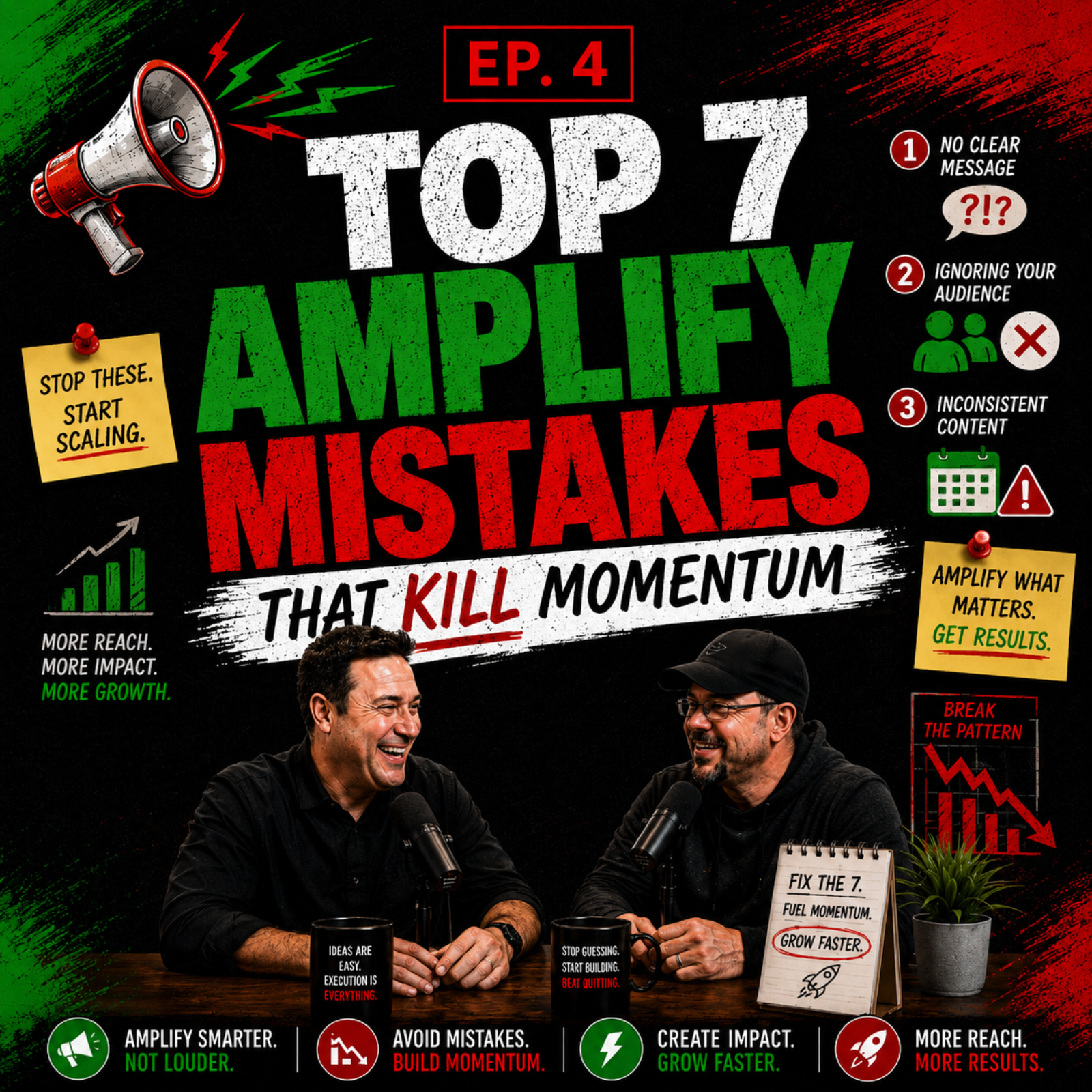The Top 7 Amplification Mistakes Creative Entrepreneurs and Small Business Owners Make That Kill Momentum episode artwork