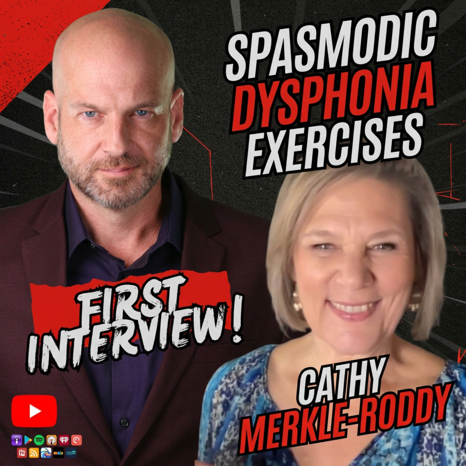 My First Interview on Spasmodic Dysphonia Exercises | Cathy Merkle-Roddy episode artwork