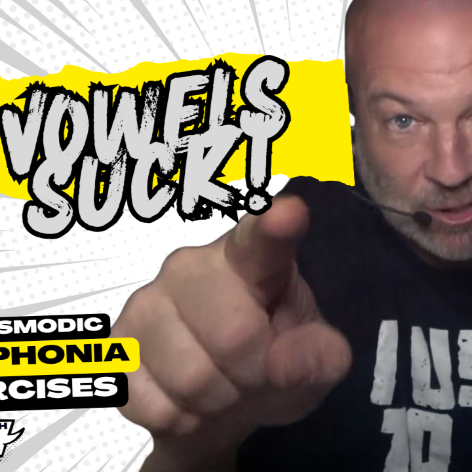 Vowels Suck. Lets Kick Their A$$. Spasmodic Dysphonia Exercises.  episode artwork