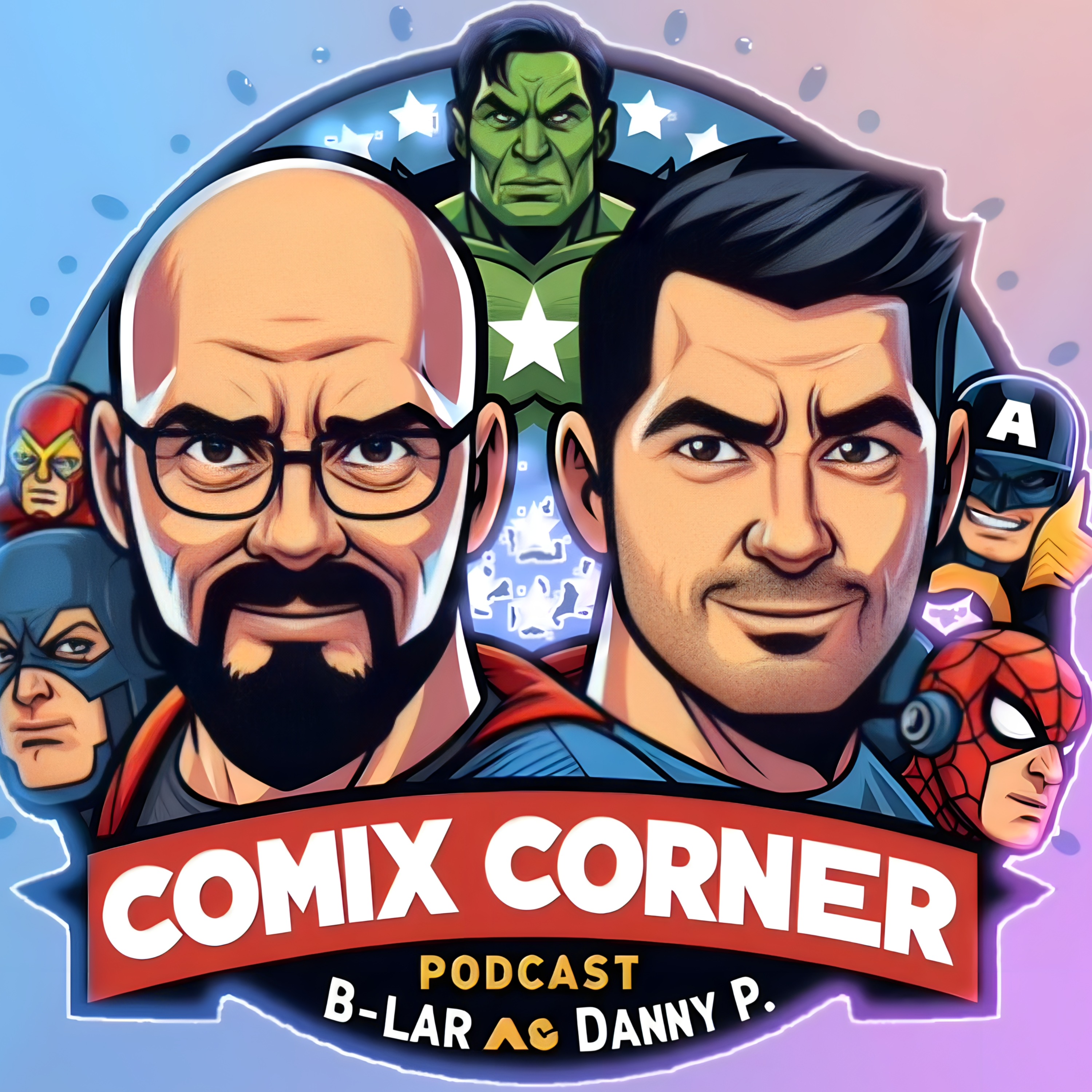 Comix Corner with B-Lar and Danny P - Issue 26 - History of Comix Corner with Jay and Captain America: Brave New World (2025) episode artwork