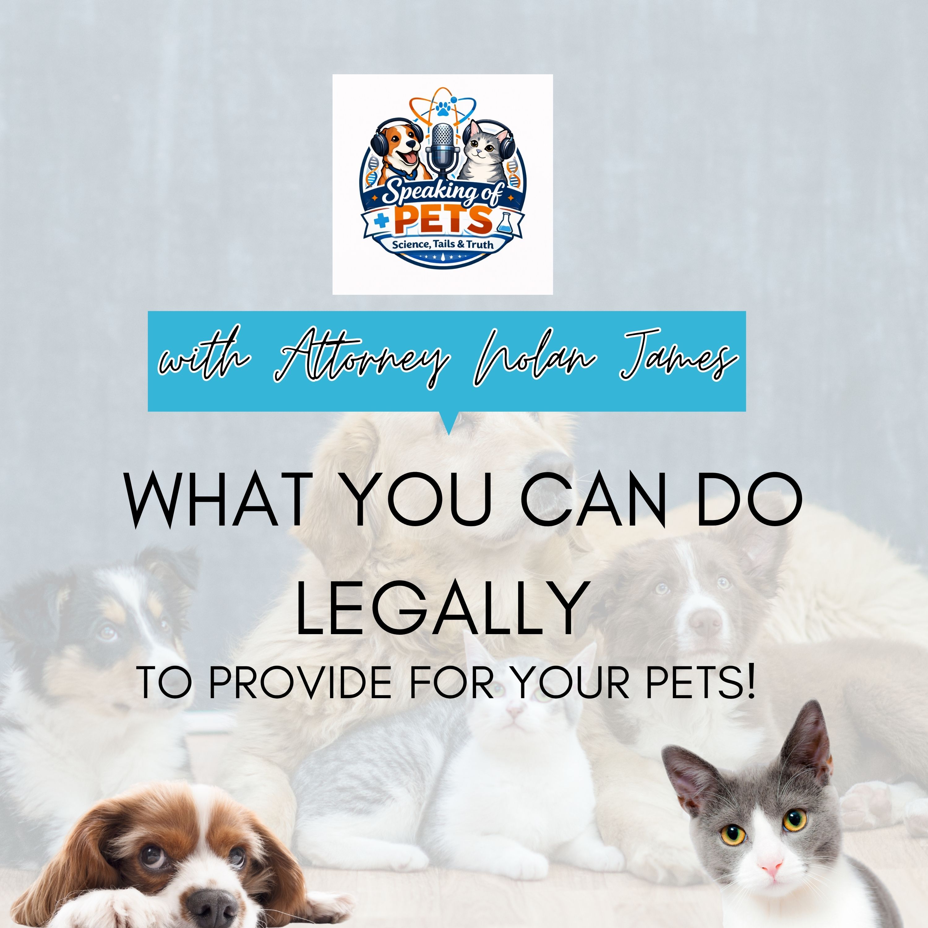 What You Can Do Legally To Provide For Your Pets! | SOP Ep. 119 - Attorney Nolan James episode artwork