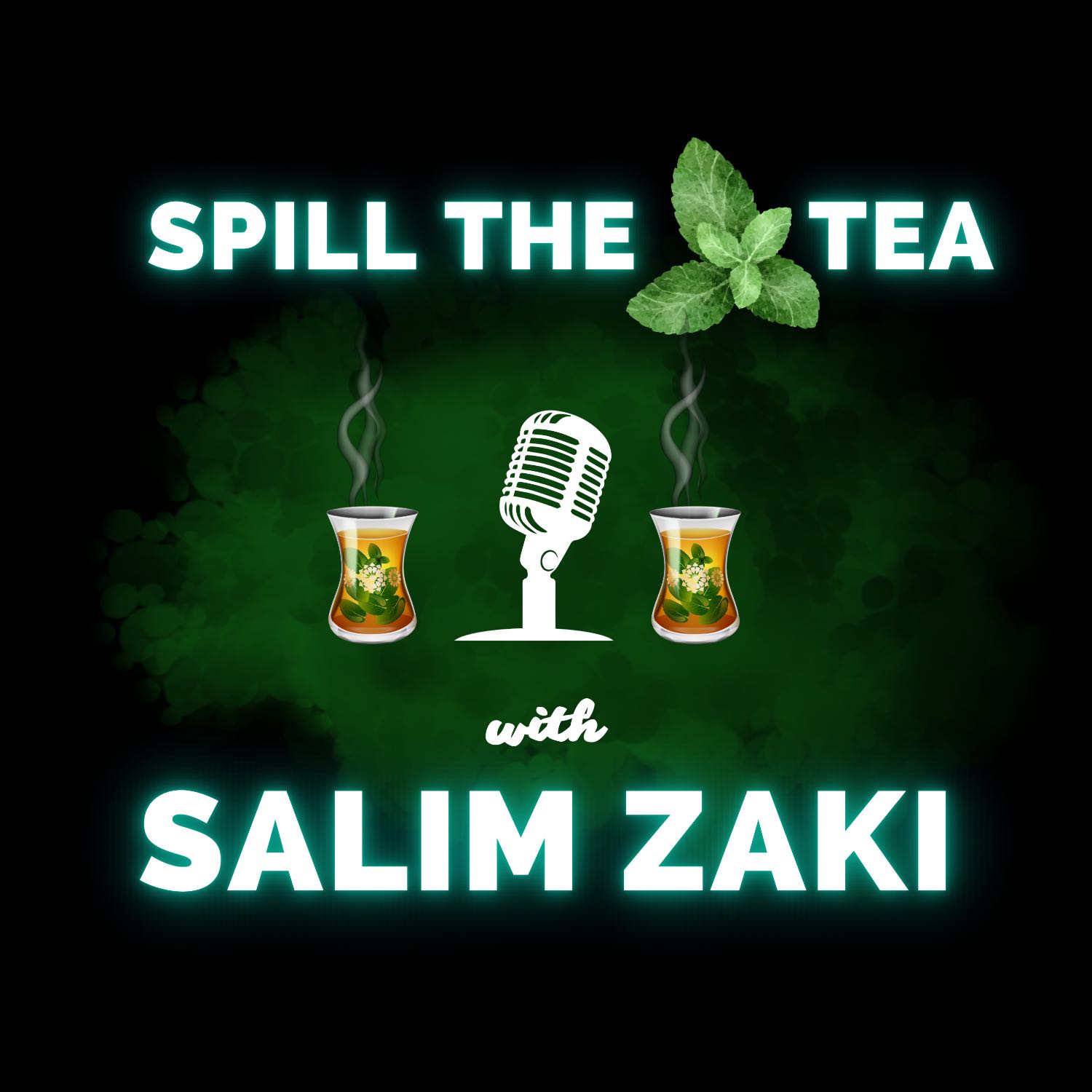 Spill the mint tea podcast artwork
