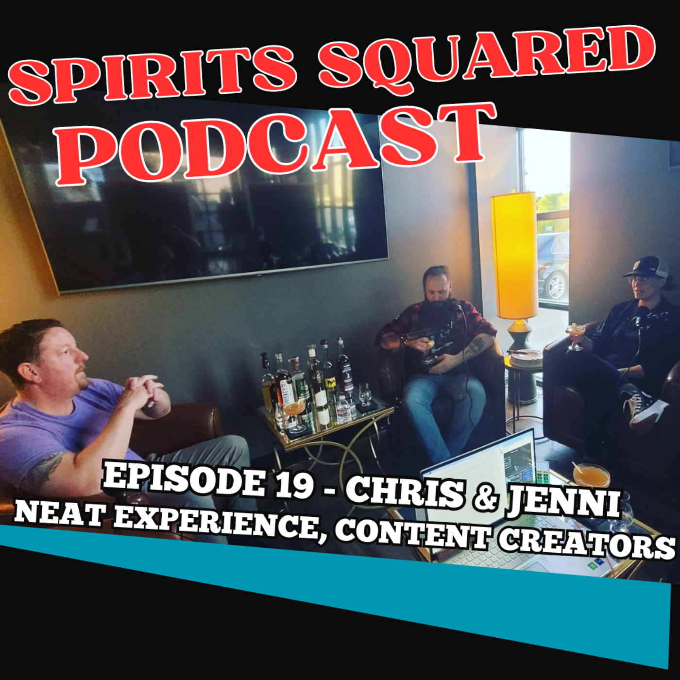 Episode 19 - Chris & Jenni - Neat Experience, Mixologist, Cats Cocktails Conversations, Content Creators, Future Houdini's Owners