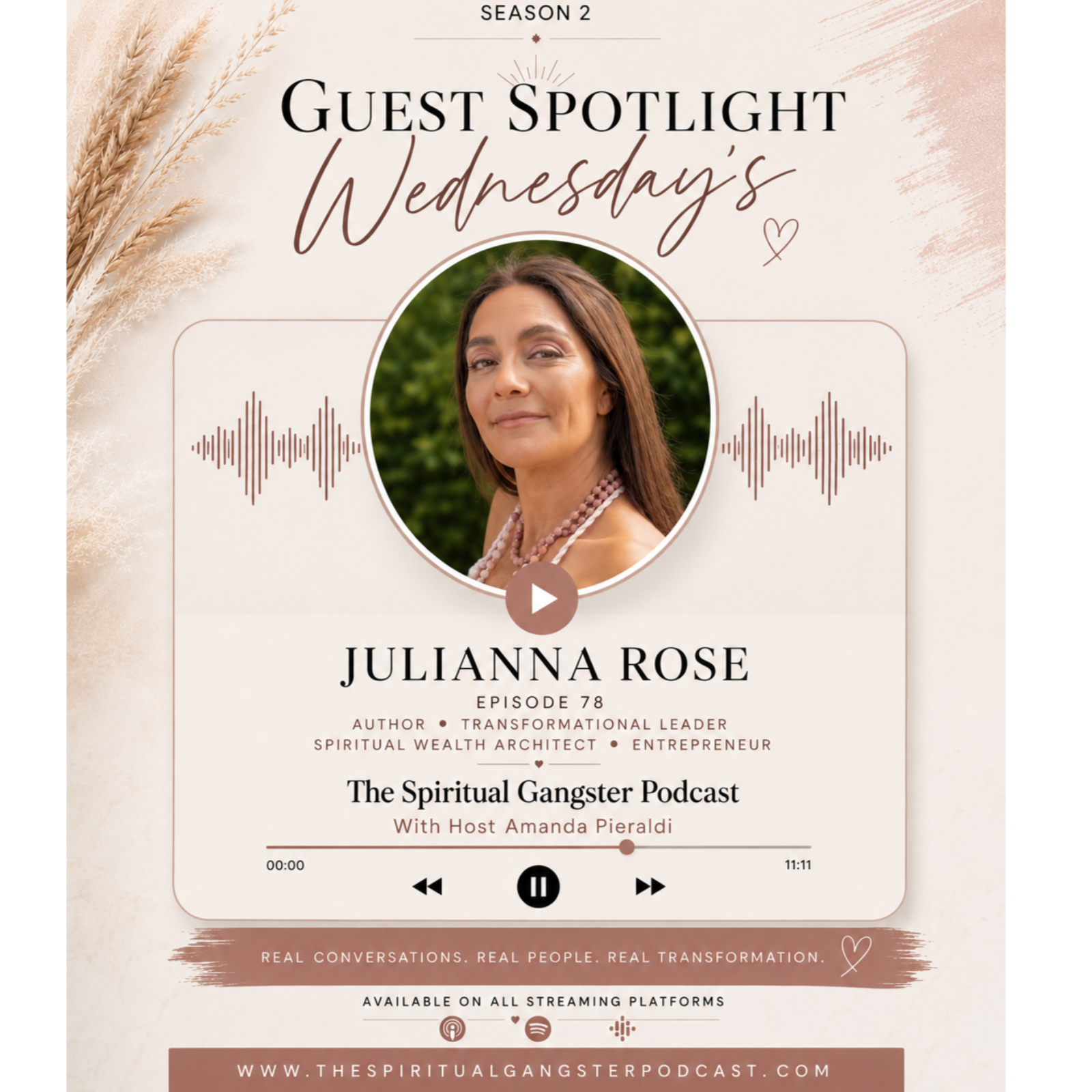 Episode 78: Guest Spotlight - Julianna Rose episode artwork