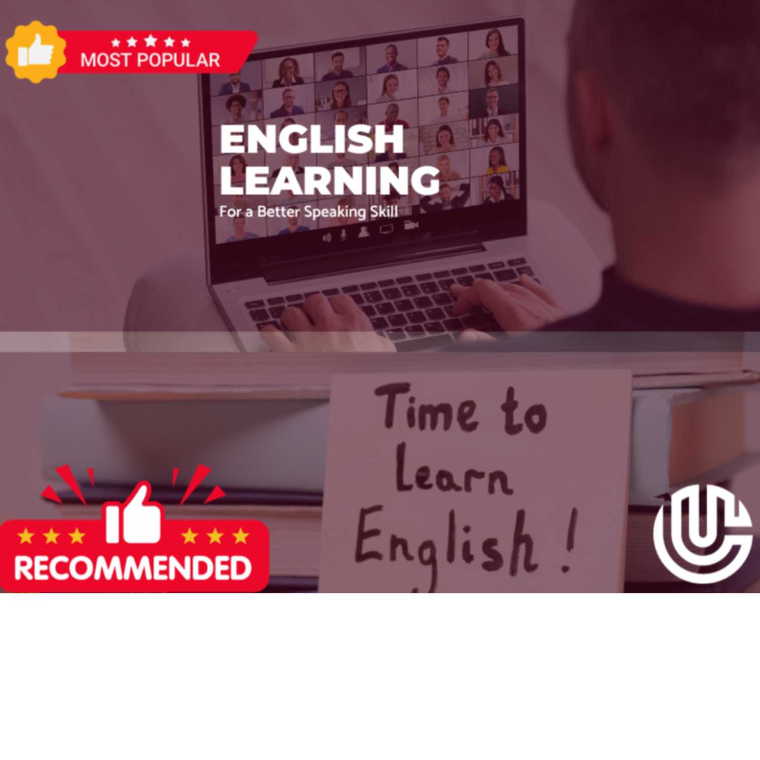 Spoken English podcast artwork