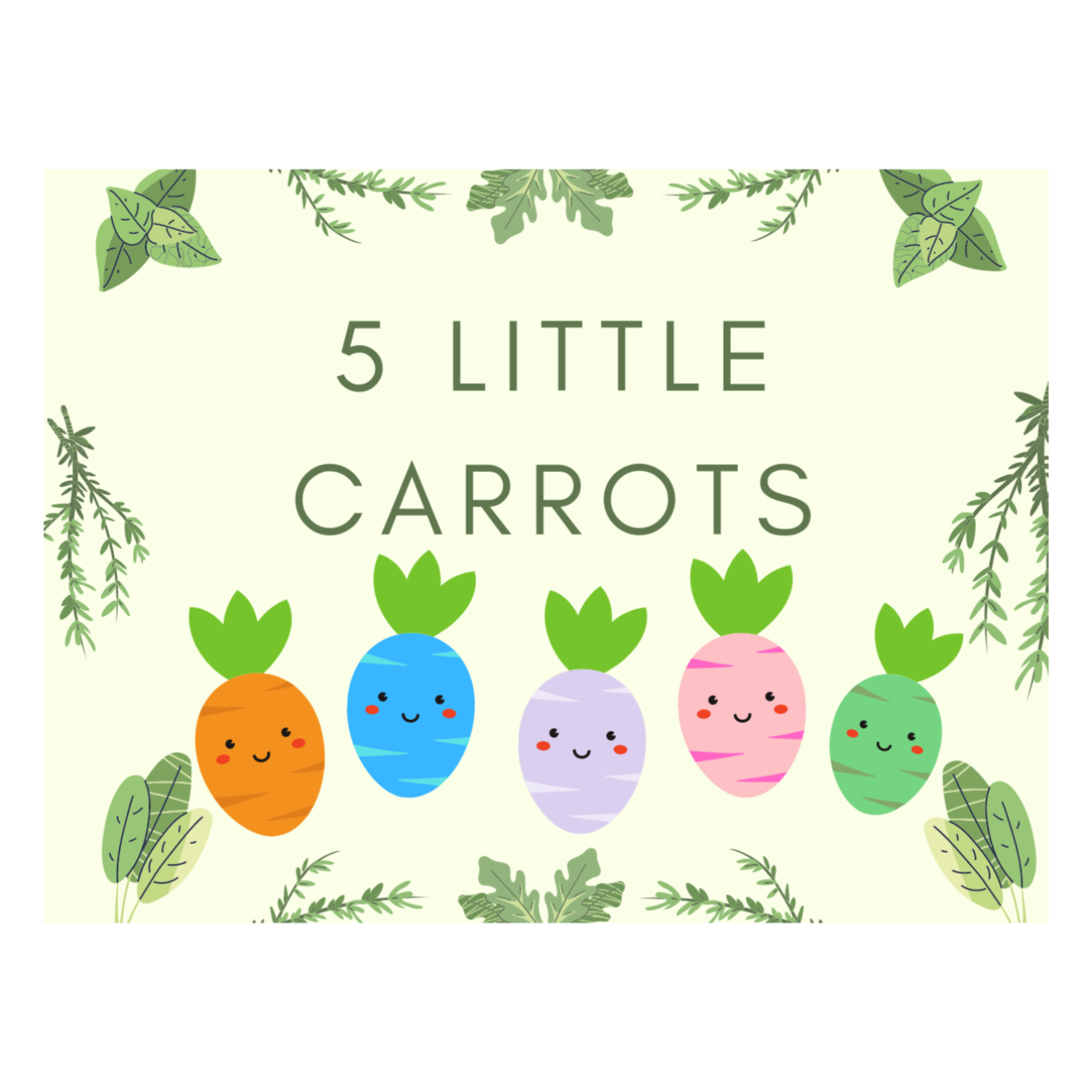 5 Little Carrots - Spring Songs and Fingerplays episode artwork