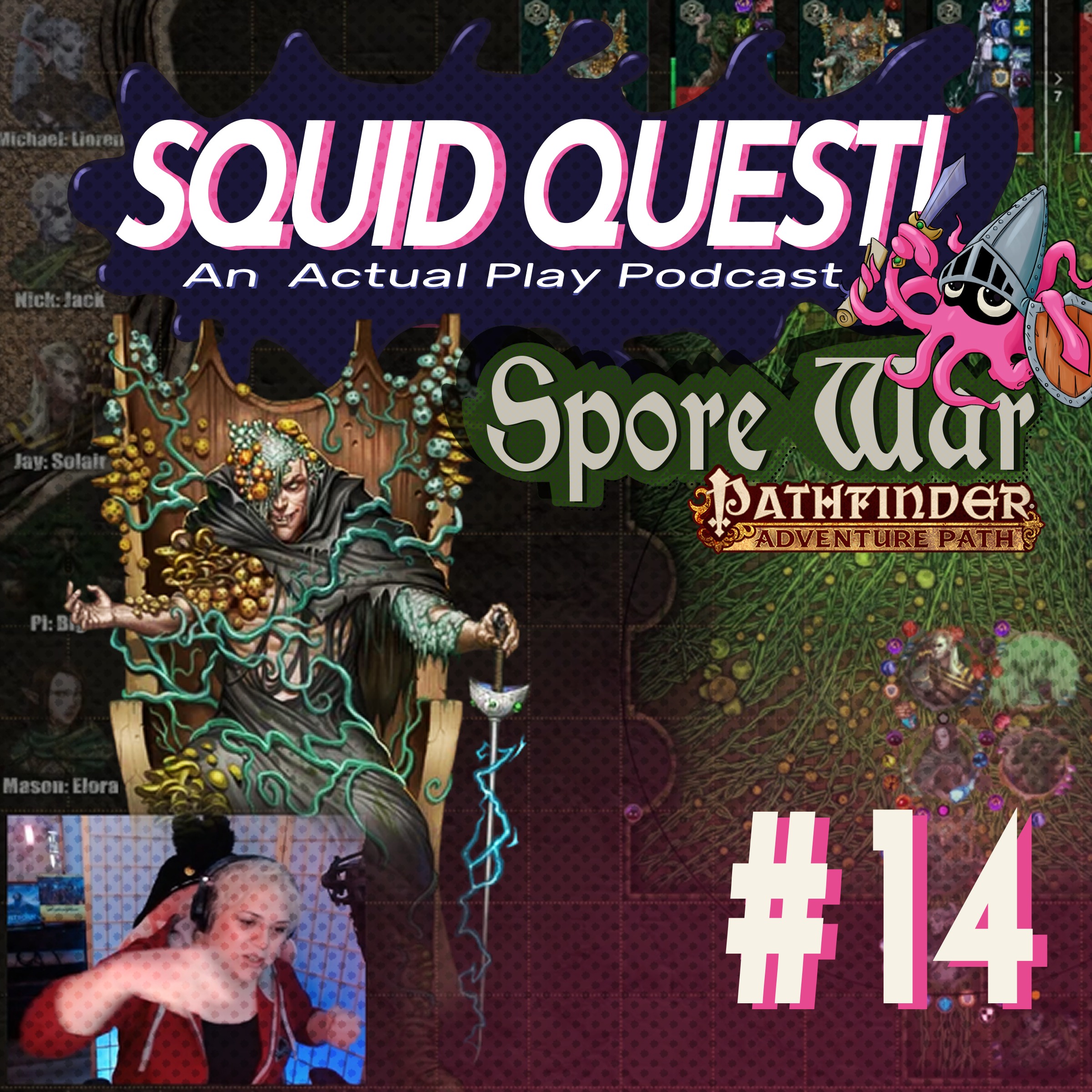 Sewer God  | Squid Quest Spore War  114 | PF2  episode artwork