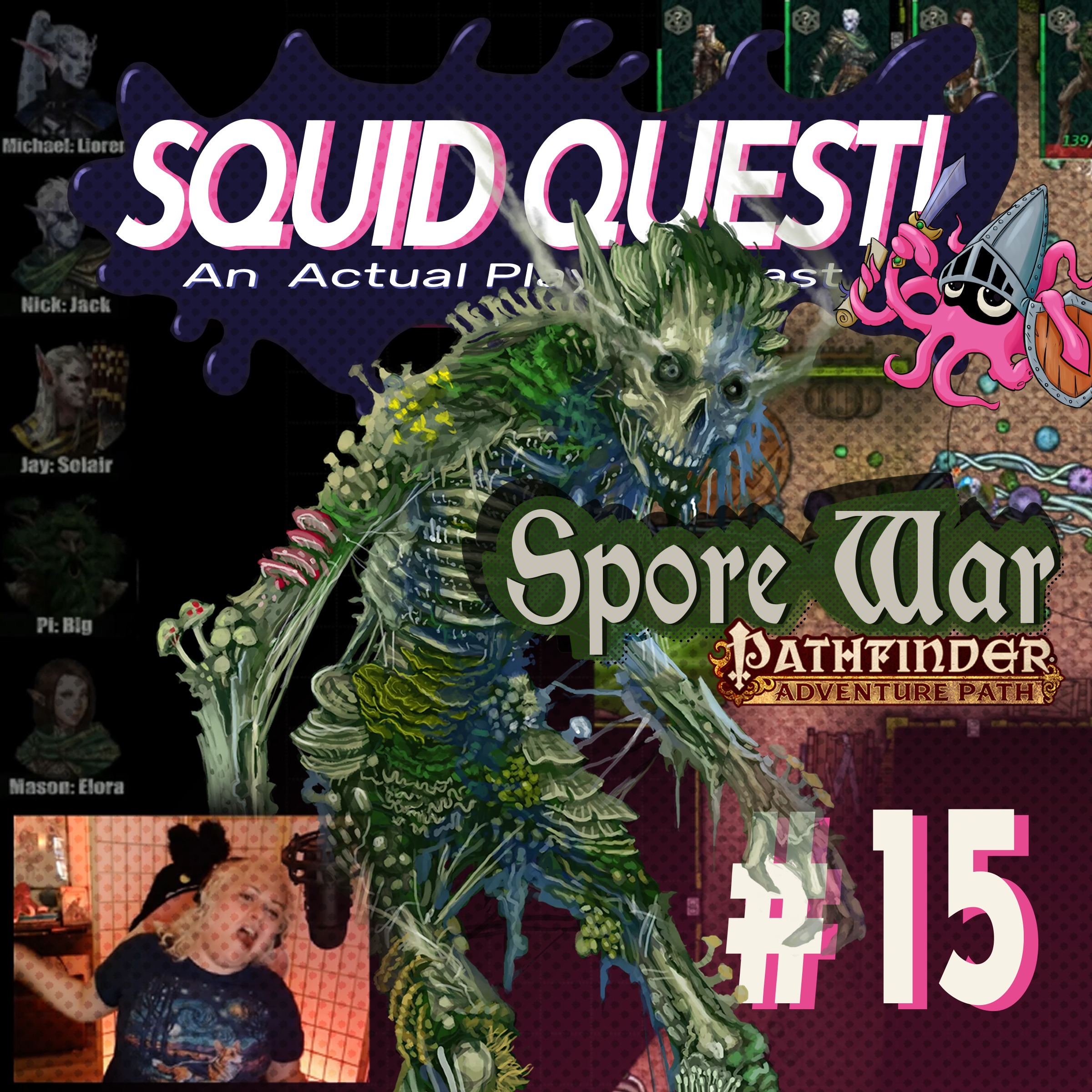 A Crumbling City of Rot  | Squid Quest Spore War  115 | PF2  episode artwork