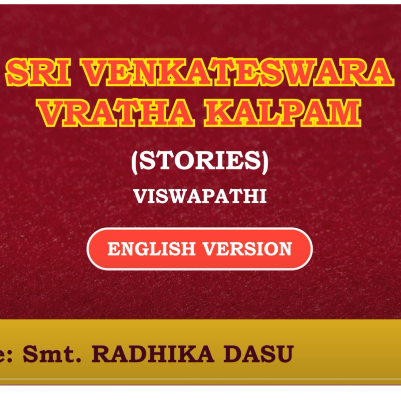 Sri Venkateswara Vrata Vaibhavam