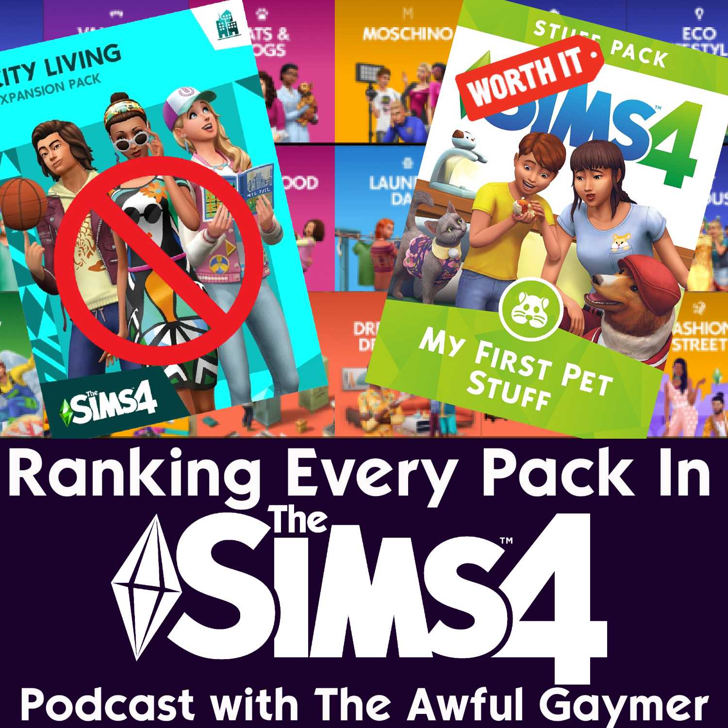 Ranking Every Pack In The Sims 4 Podcast With The Awful Gaymer episode artwork
